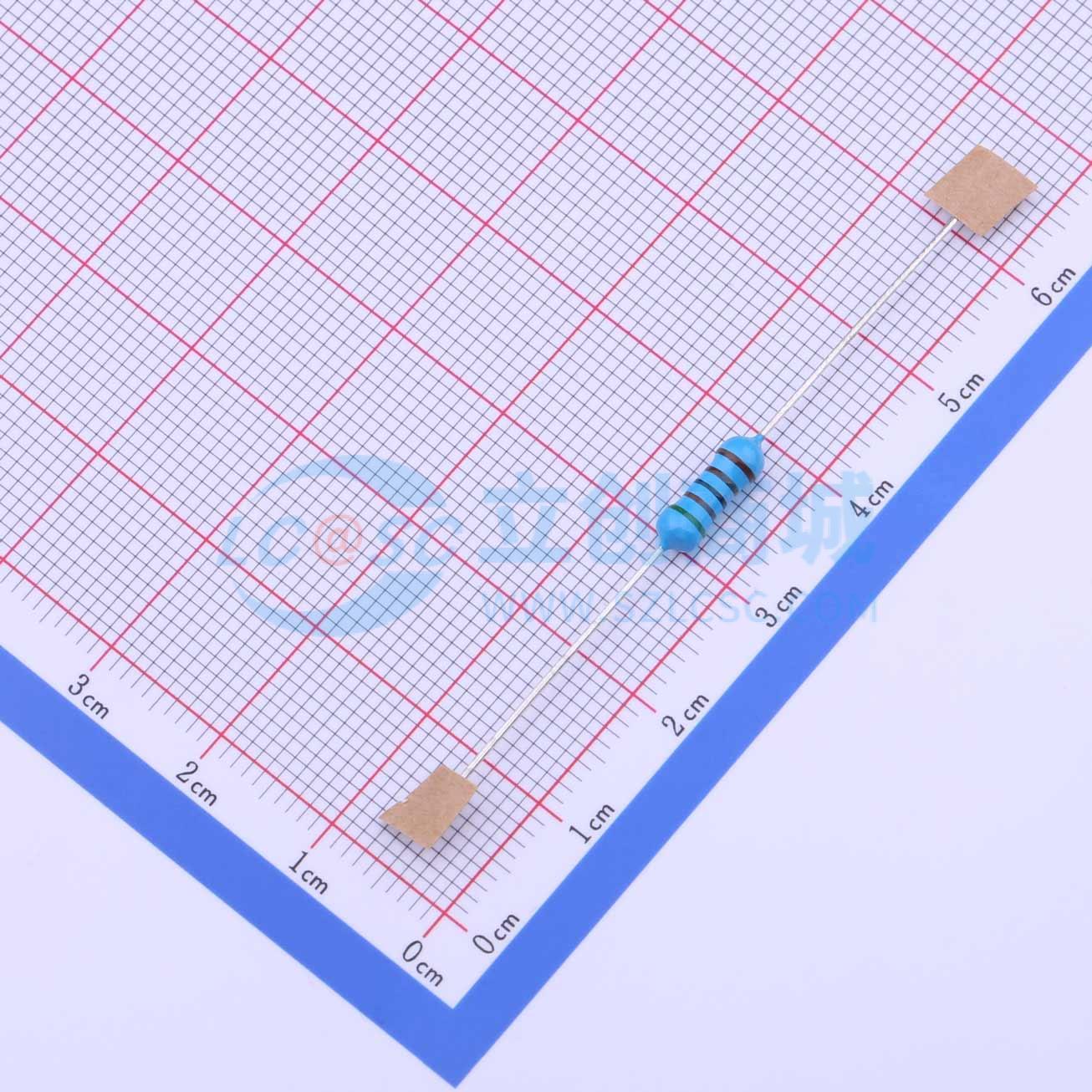 点击查看大图 RN1/2W5.1KΩFT/BA1实物图