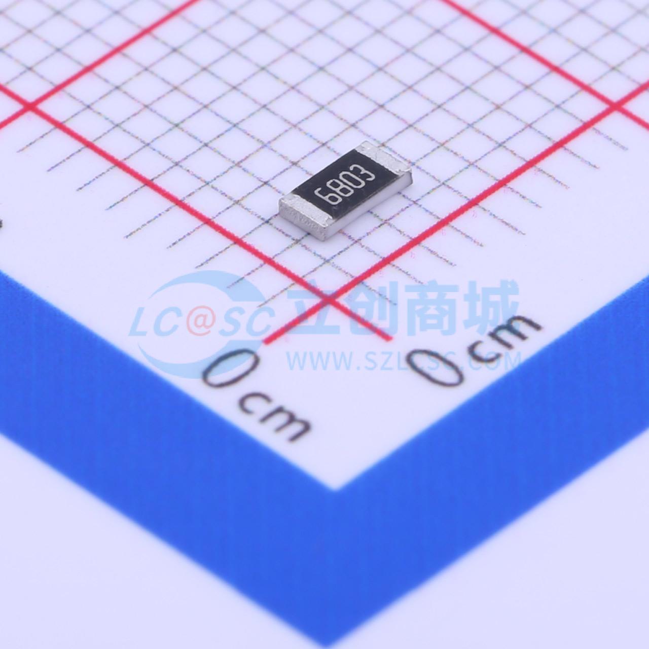 点击查看大图 RMC 1206 680K F N实物图
