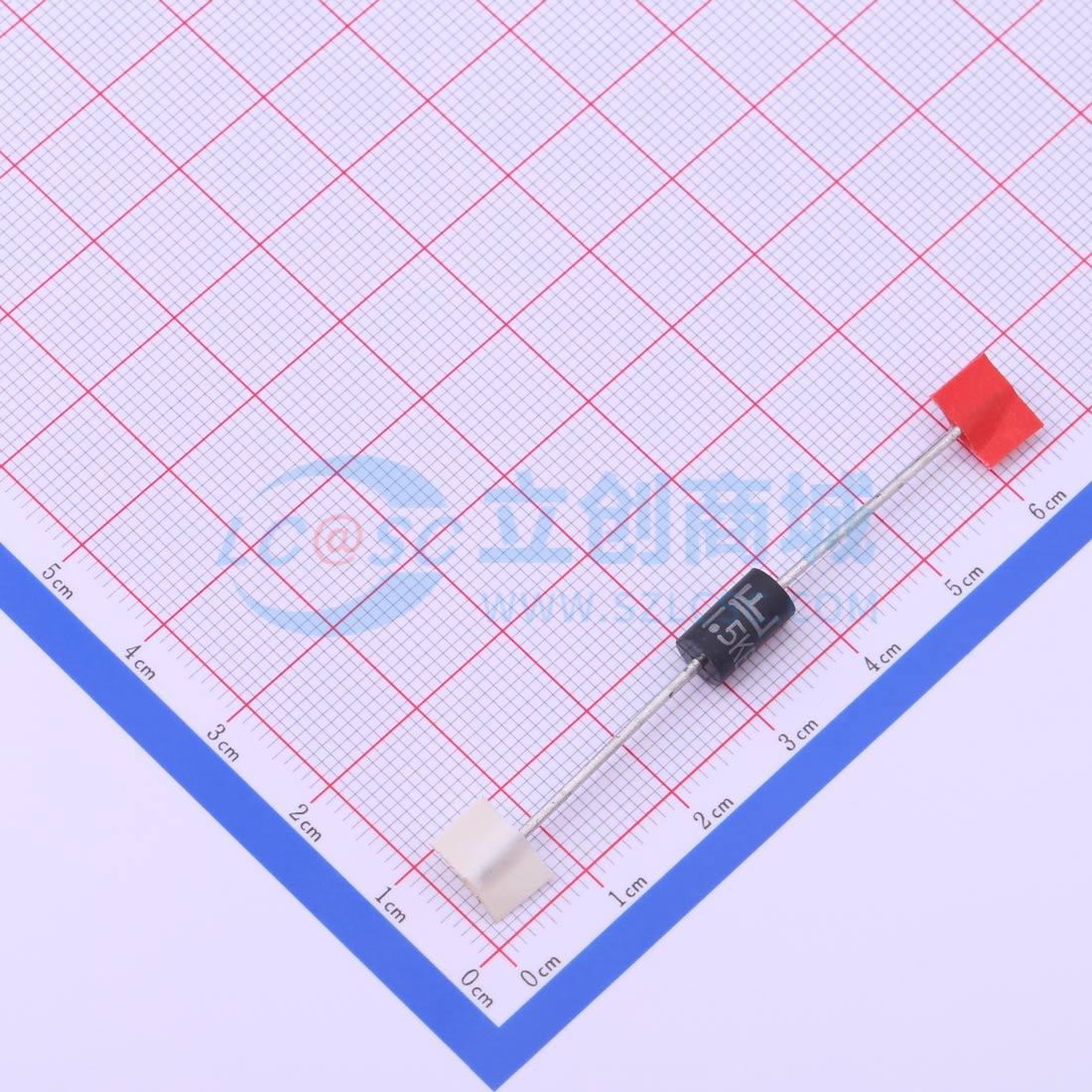 点击查看大图 1.5KE91CA实物图