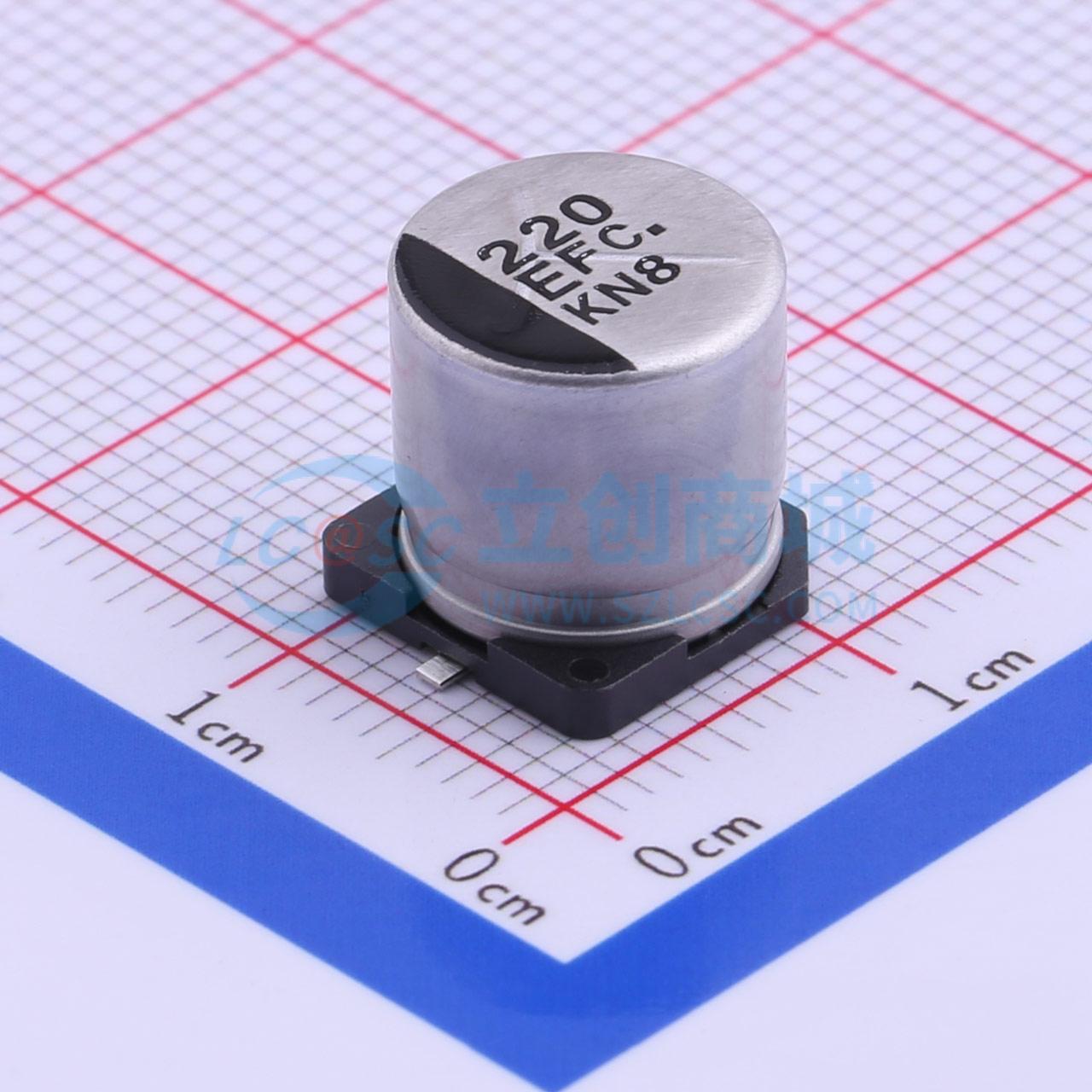 点击查看大图 EEEFC1E221P实物图