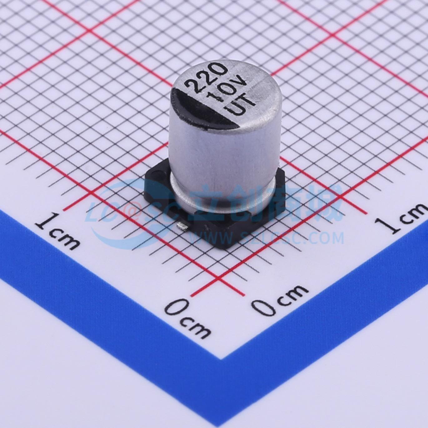 点击查看大图 UT1A221M0607VG实物图