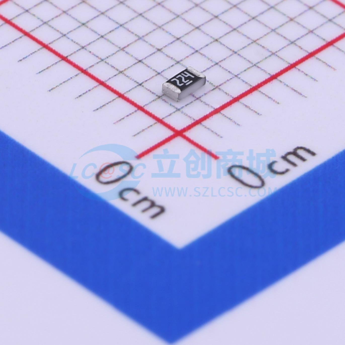 点击查看大图 RT0603BRE07220KL实物图