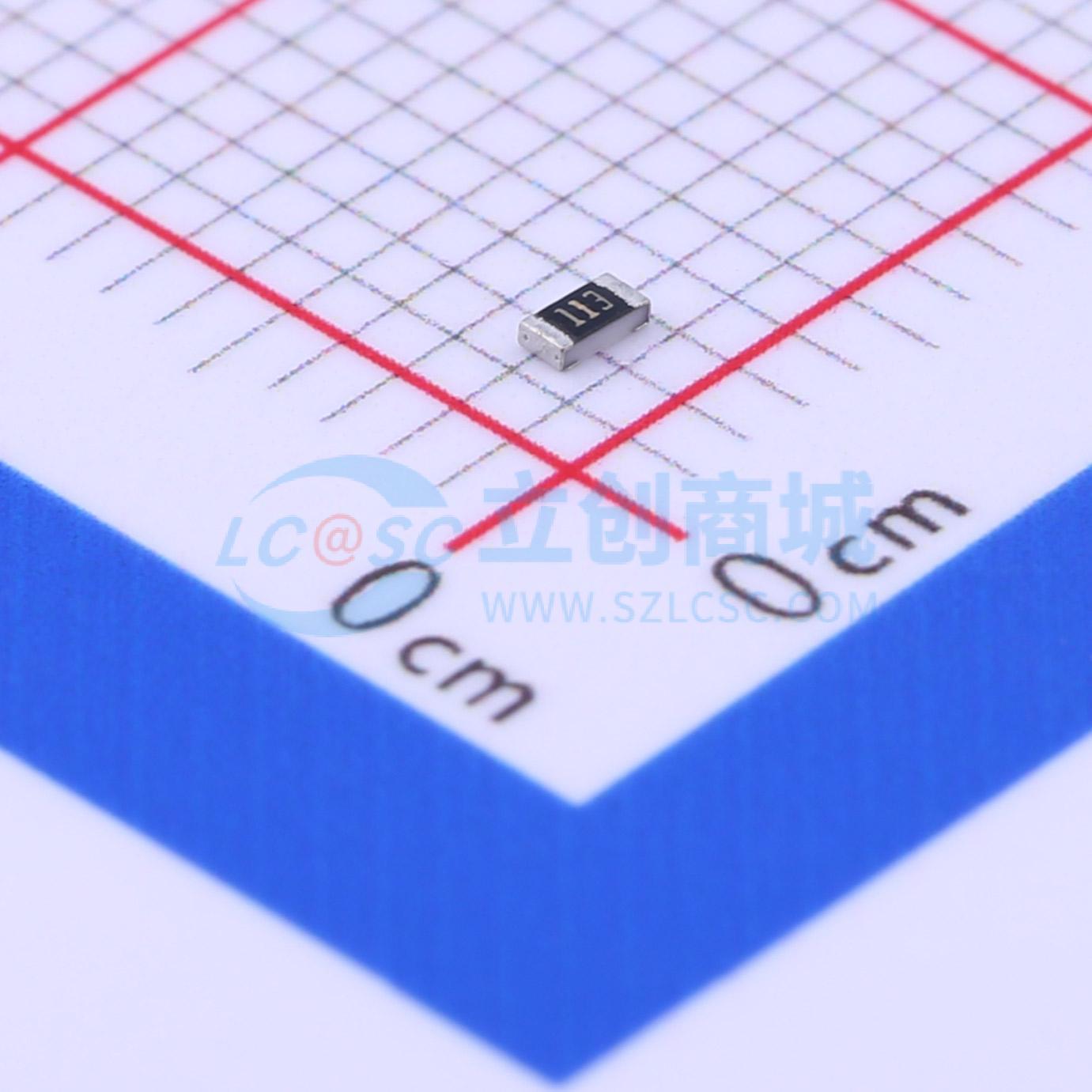 点击查看大图 MCR03EZPFX1102实物图