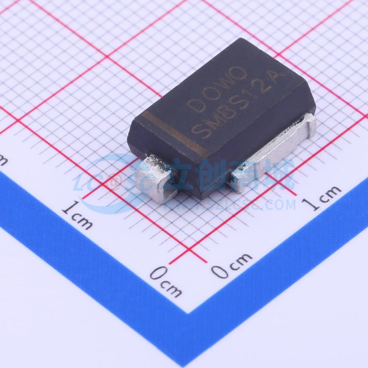 点击查看大图 SM8S12A实物图