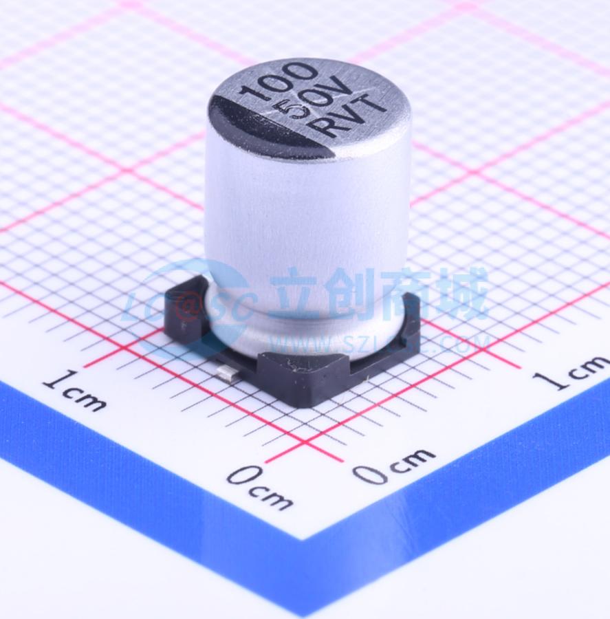 RVT1H101M0810实物图