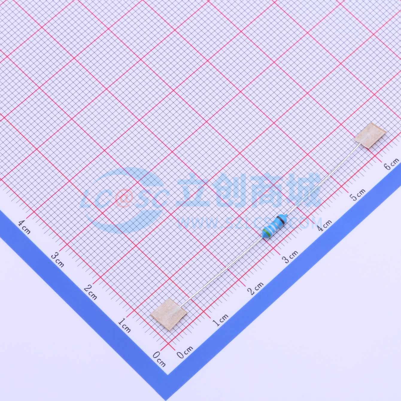 点击查看大图 RN1/2WS49.9ΩFT/BA1实物图