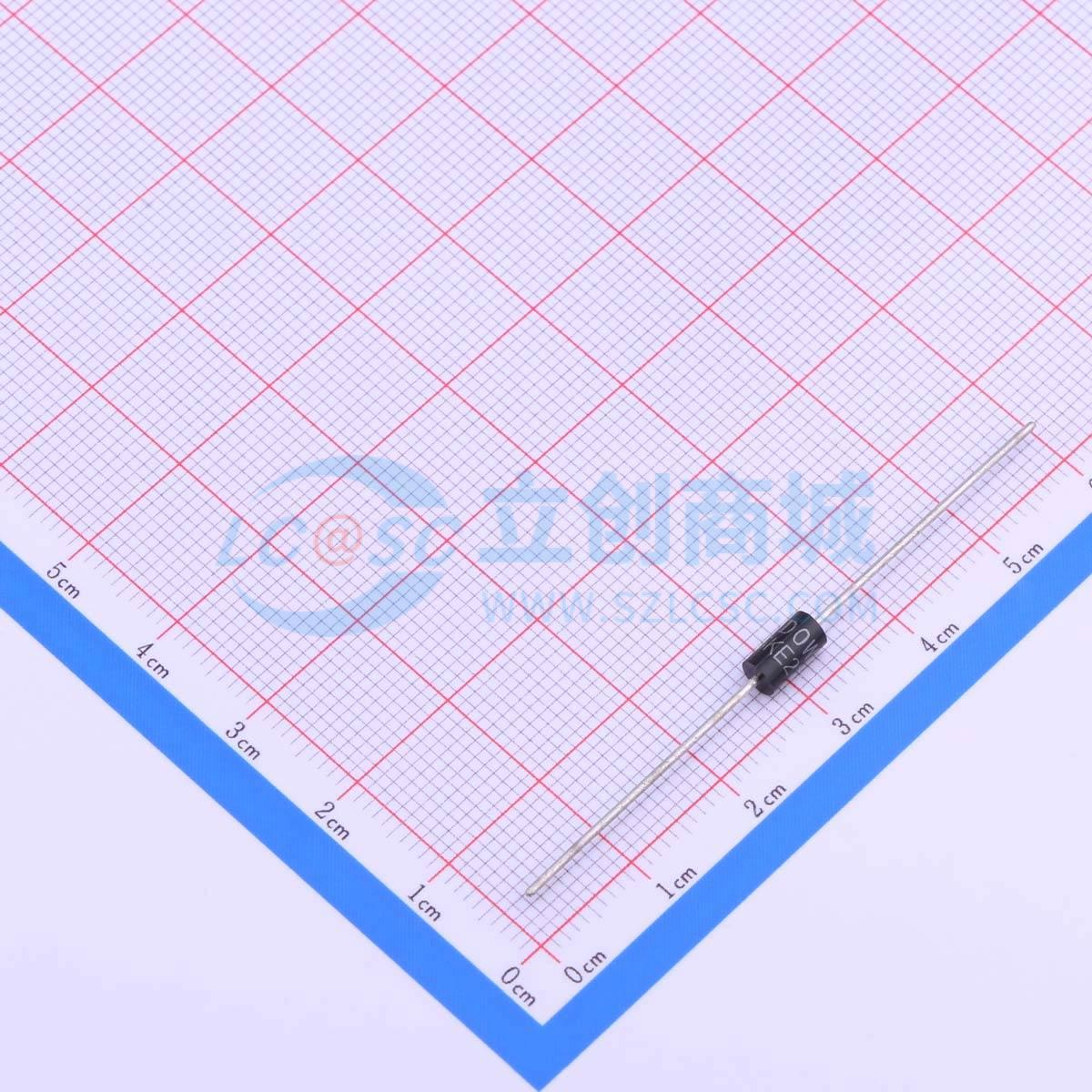 点击查看大图 P6KE27CA实物图