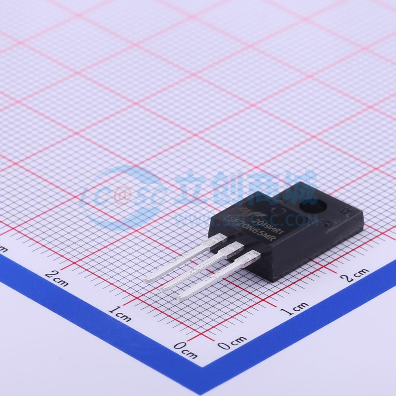 点击查看大图 TSF20N65MR实物图