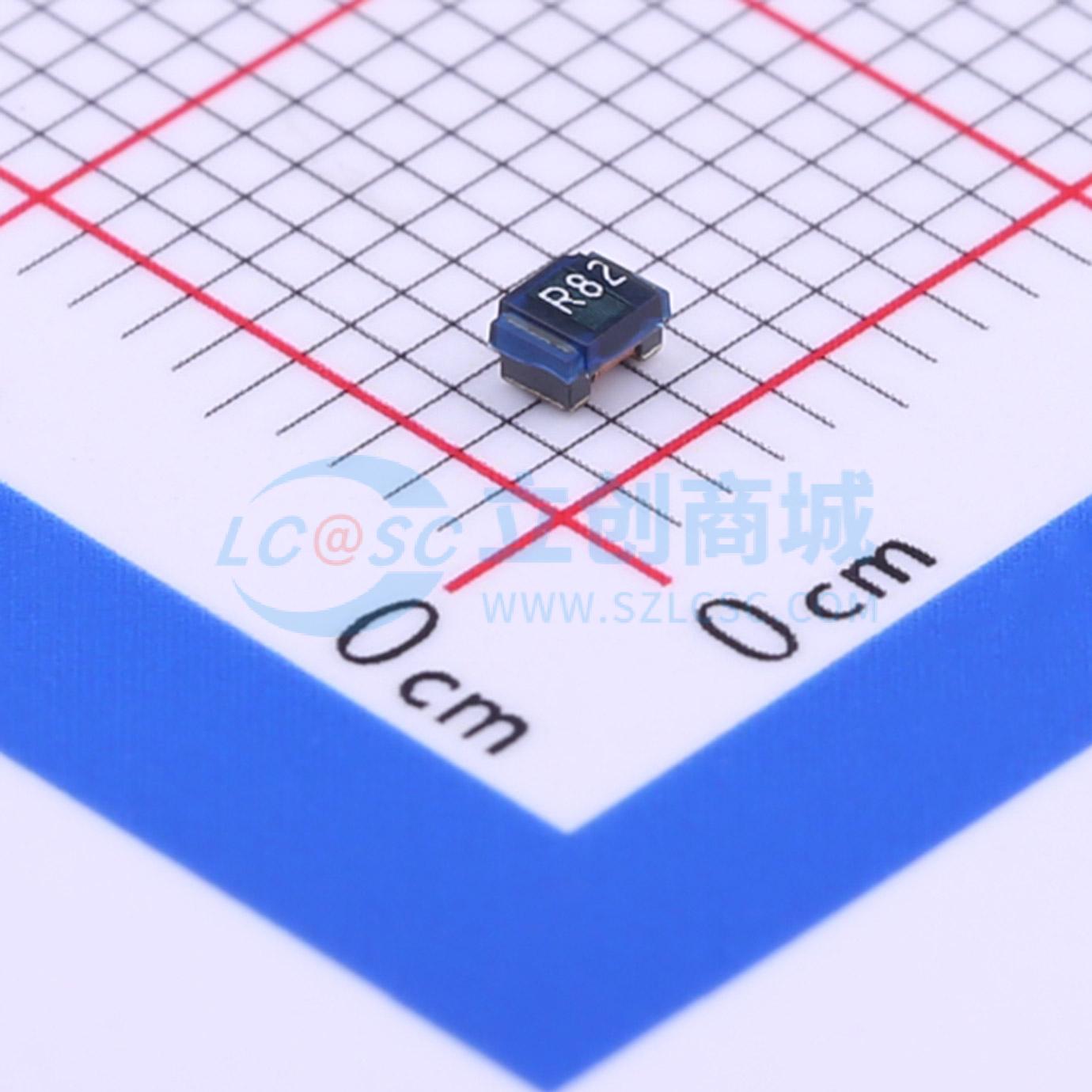 点击查看大图 FHW0805UFR82JST实物图