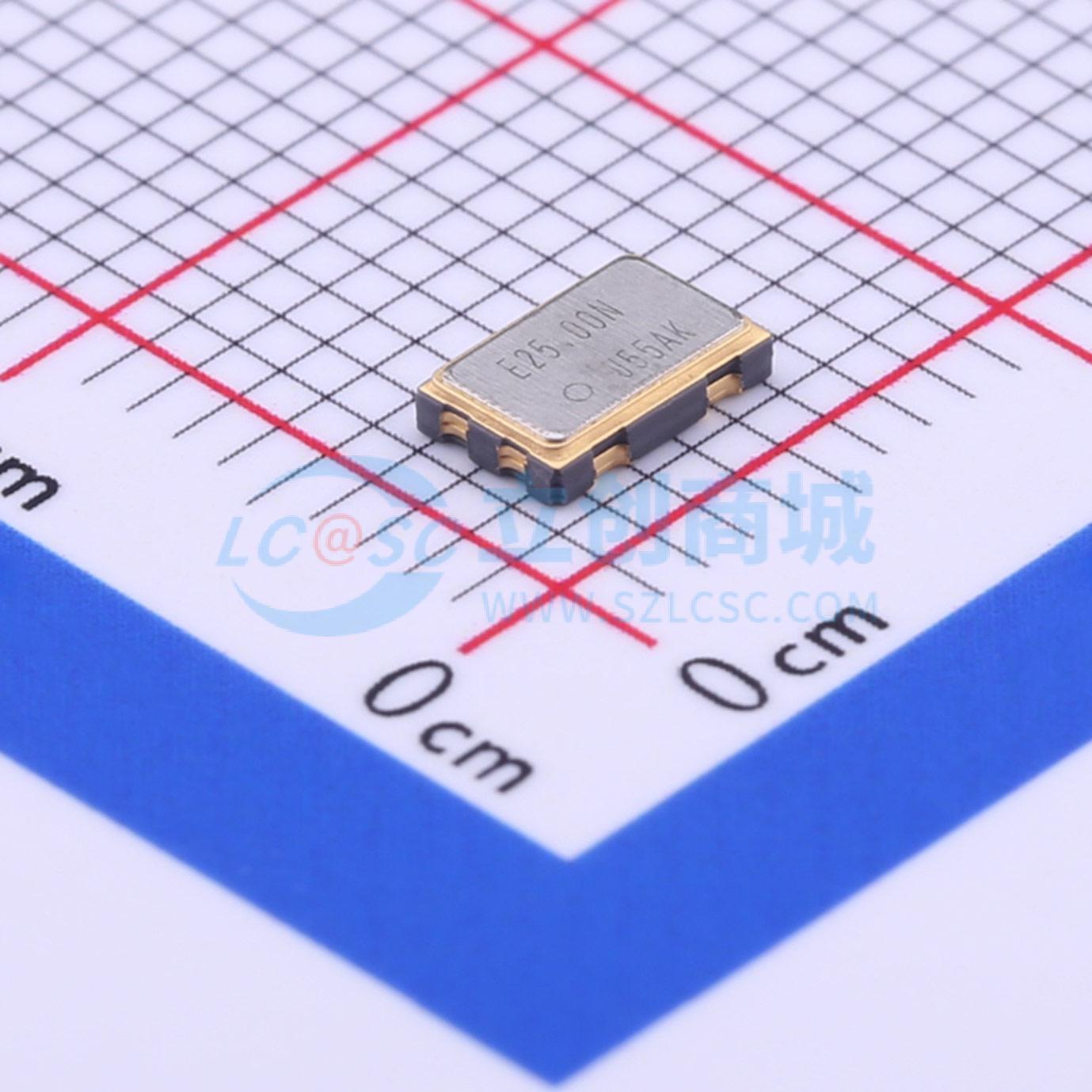 点击查看大图 SG-8101CB 25.000000MHz TBGSA实物图