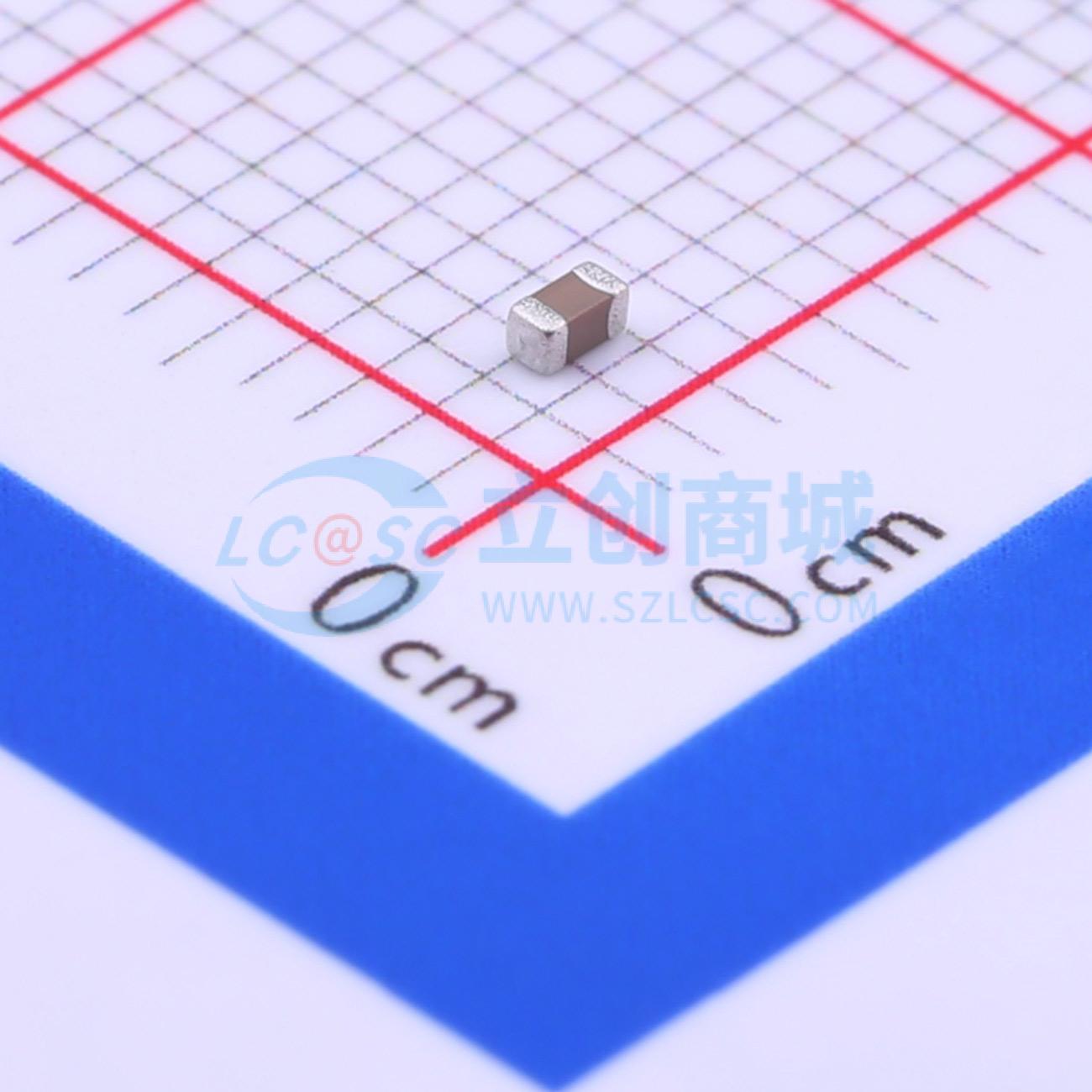 点击查看大图 TCC0603X7R391K500CT实物图