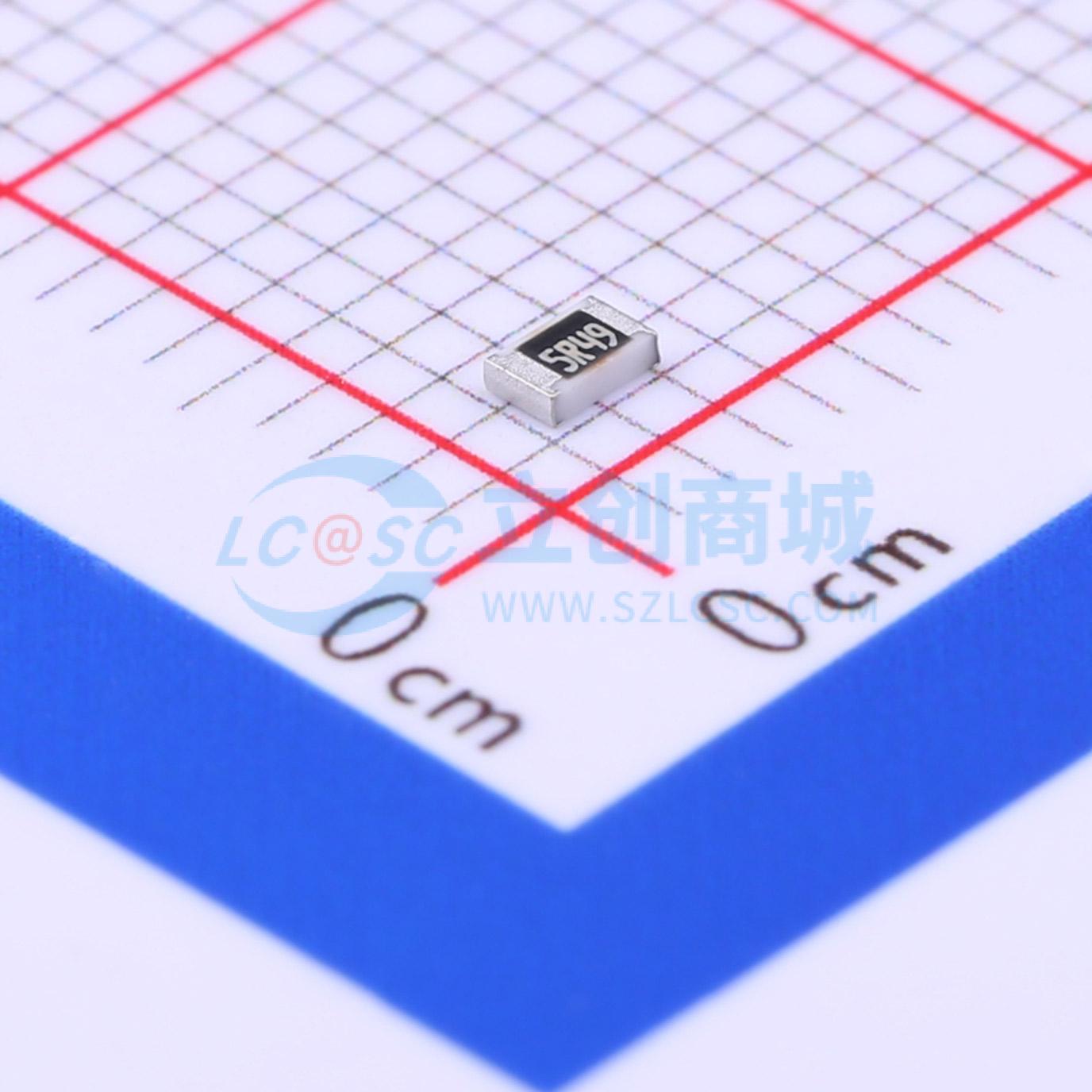 点击查看大图 WR08W5R49FTL实物图