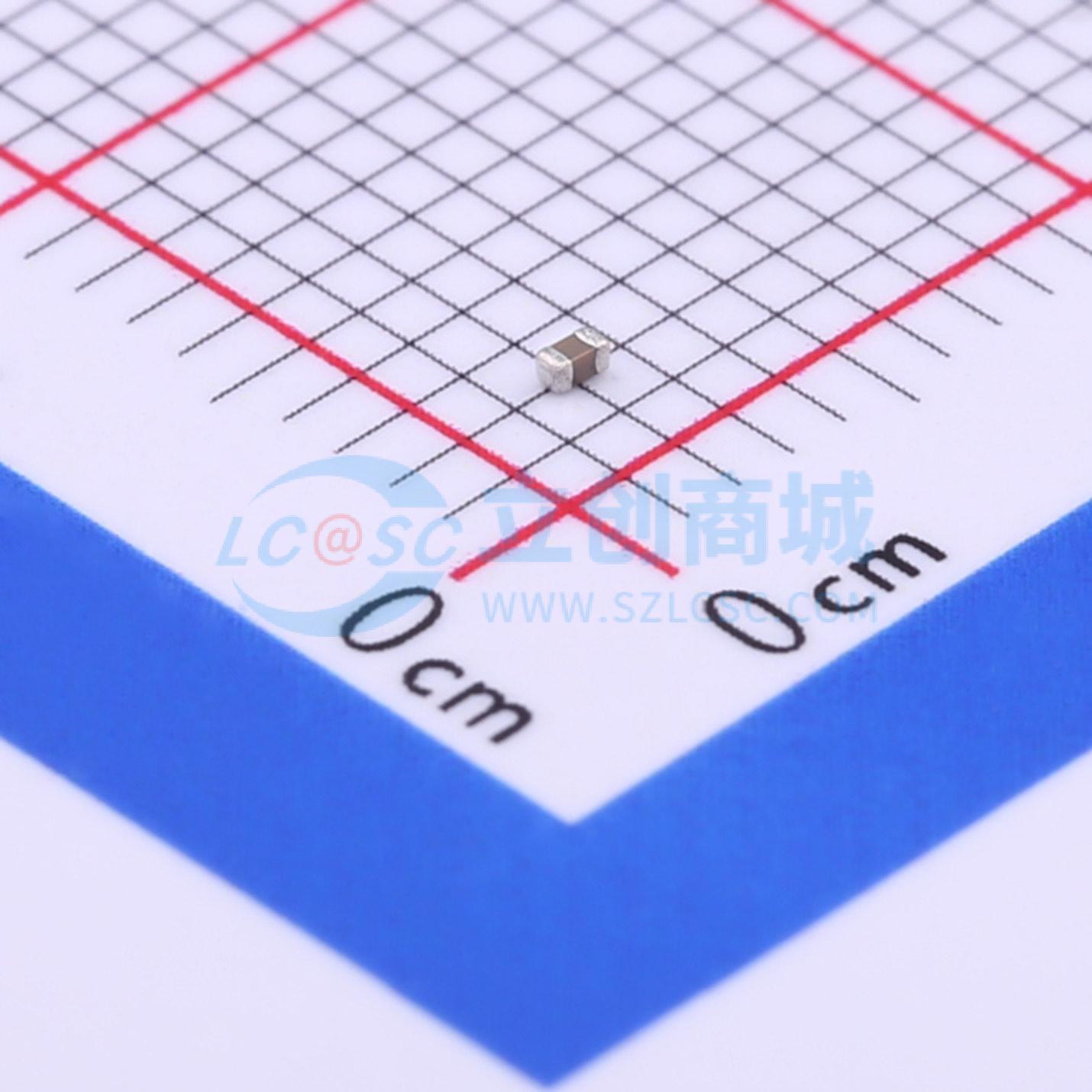 点击查看大图 0402B683K100CT实物图