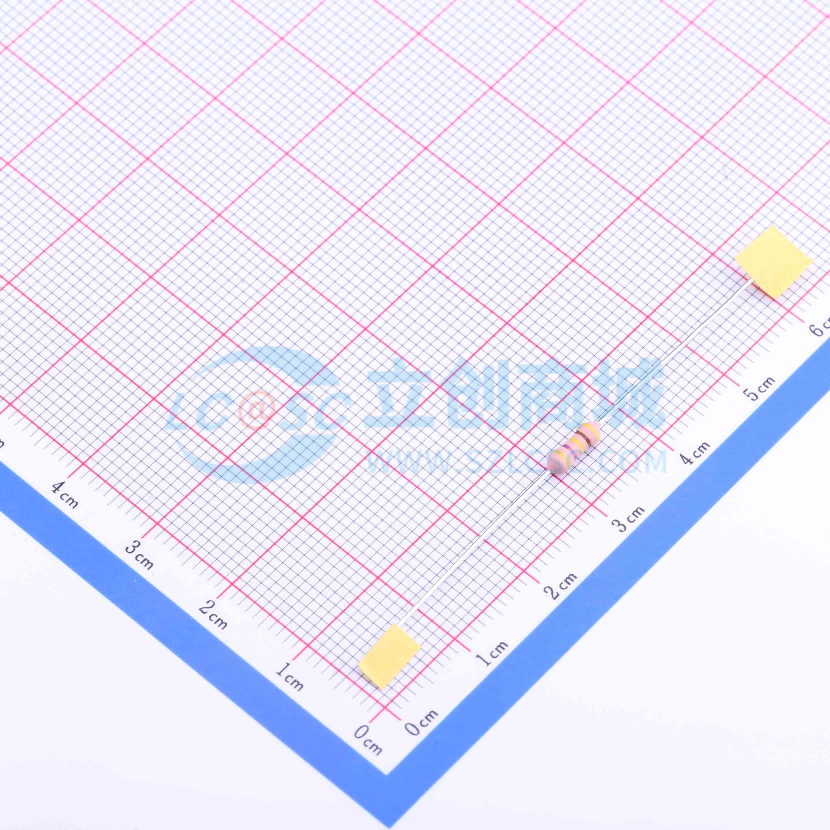 RI40-1/4W-470KΩ ±1% T实物图