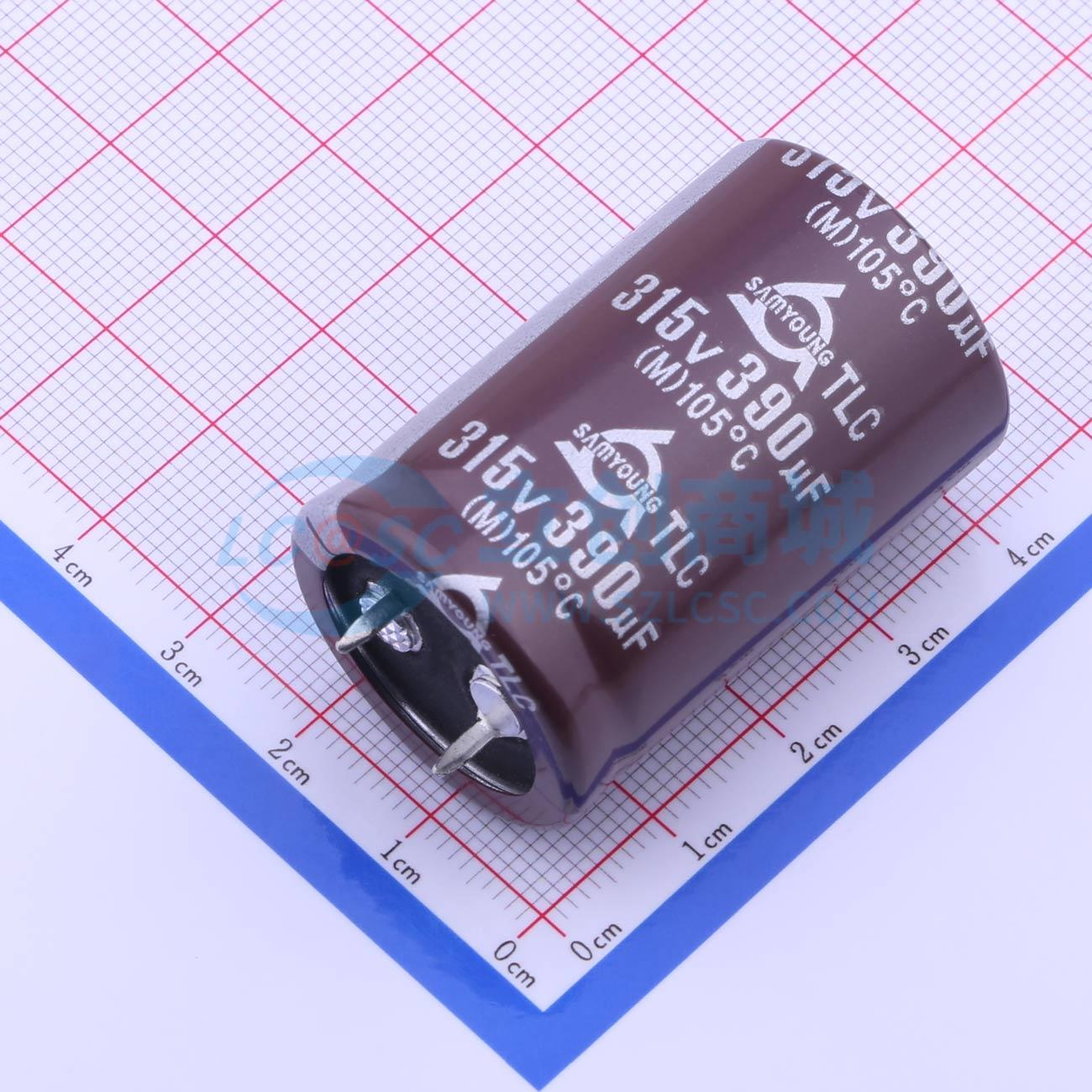 点击查看大图 TLC315V390M25.4*40实物图