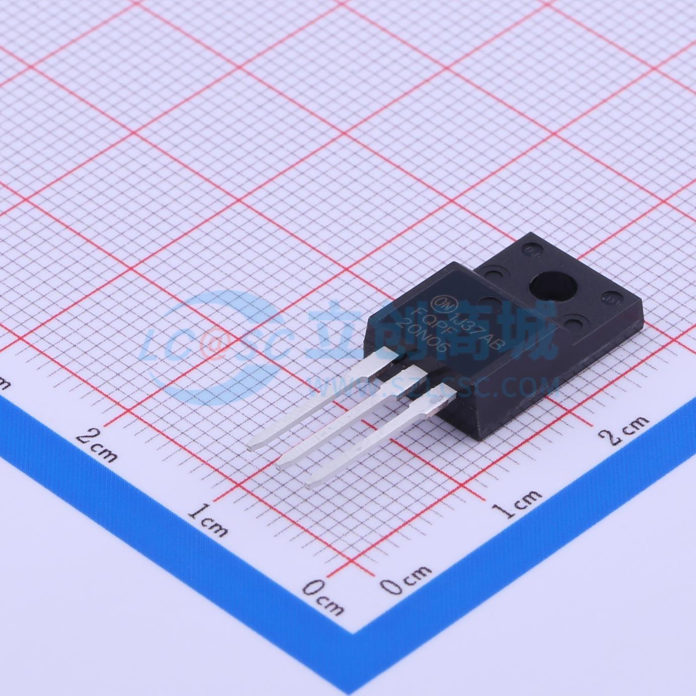 点击查看大图 FQPF20N06实物图