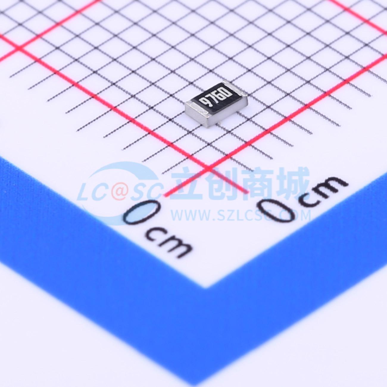 点击查看大图 RC0805FR-07976RL实物图