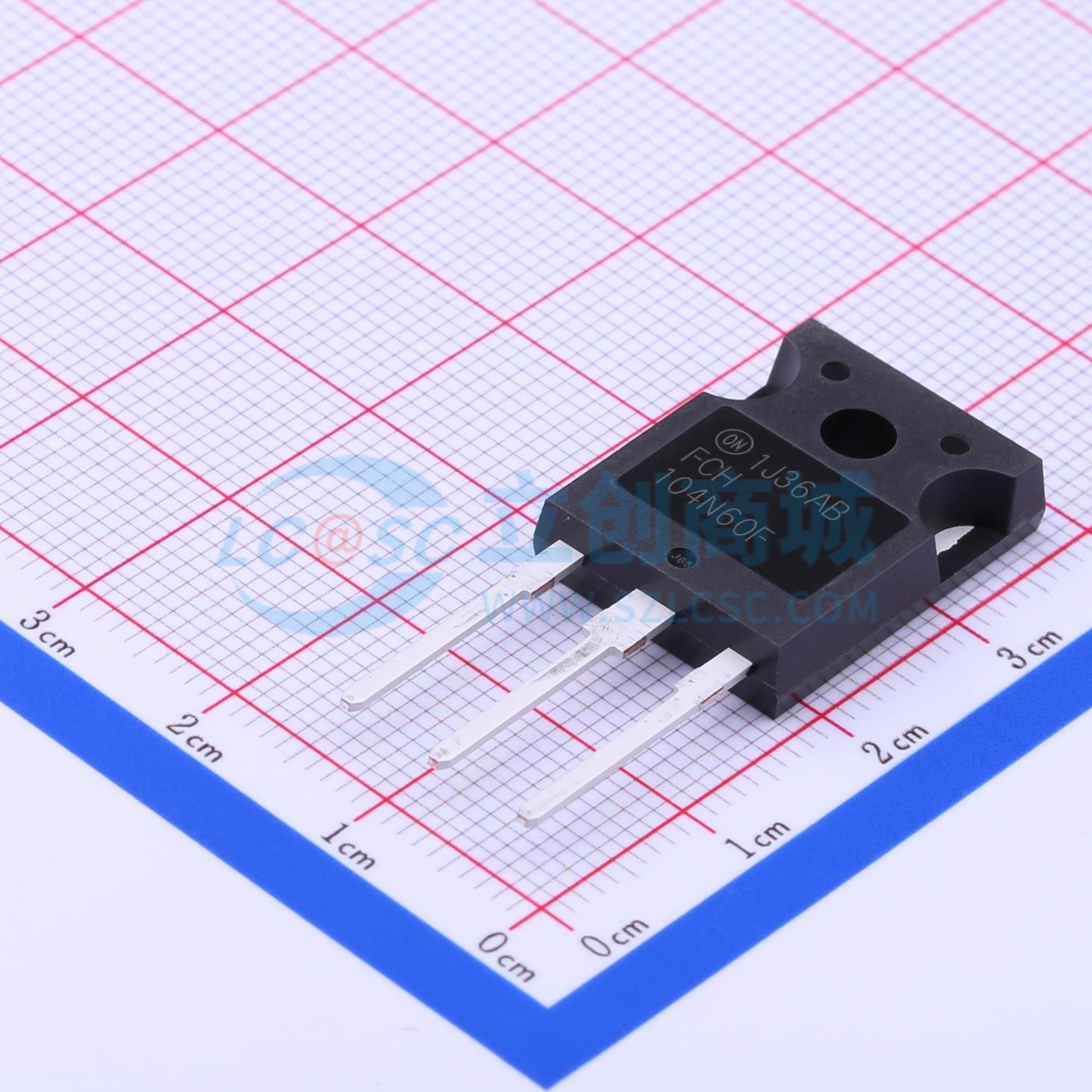 点击查看大图 FCH104N60F实物图