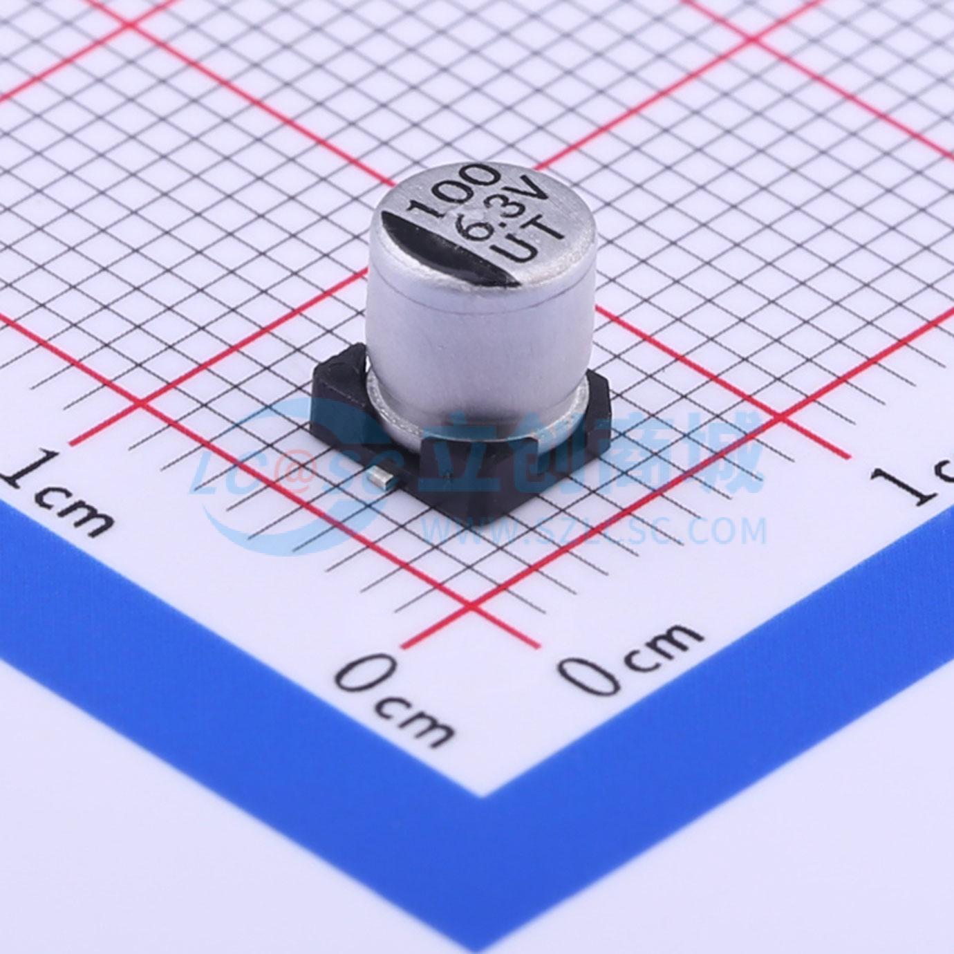 点击查看大图 UT0J101M0505VG实物图