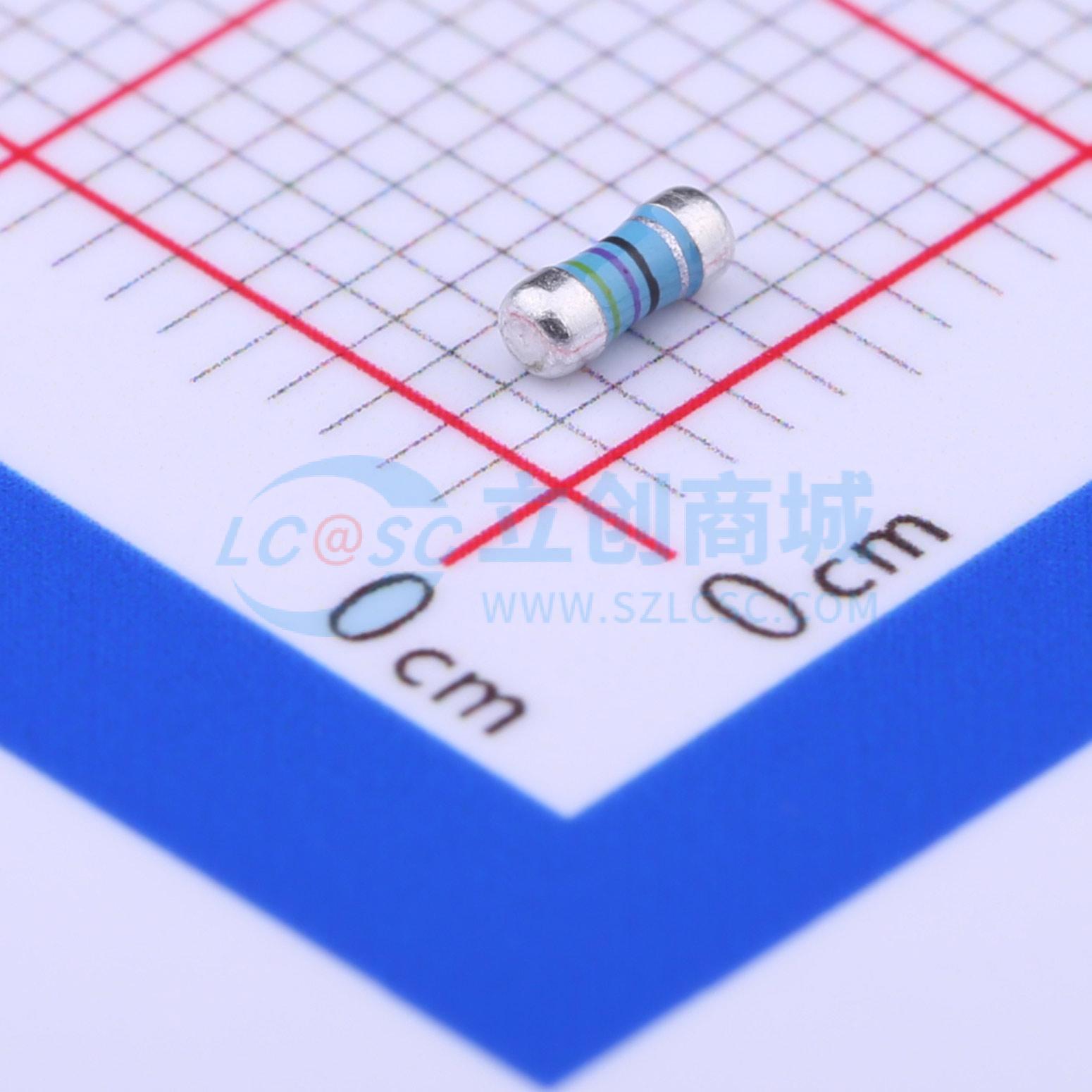 点击查看大图 MELF-MFR02041/4WS4.7ΩFT50实物图