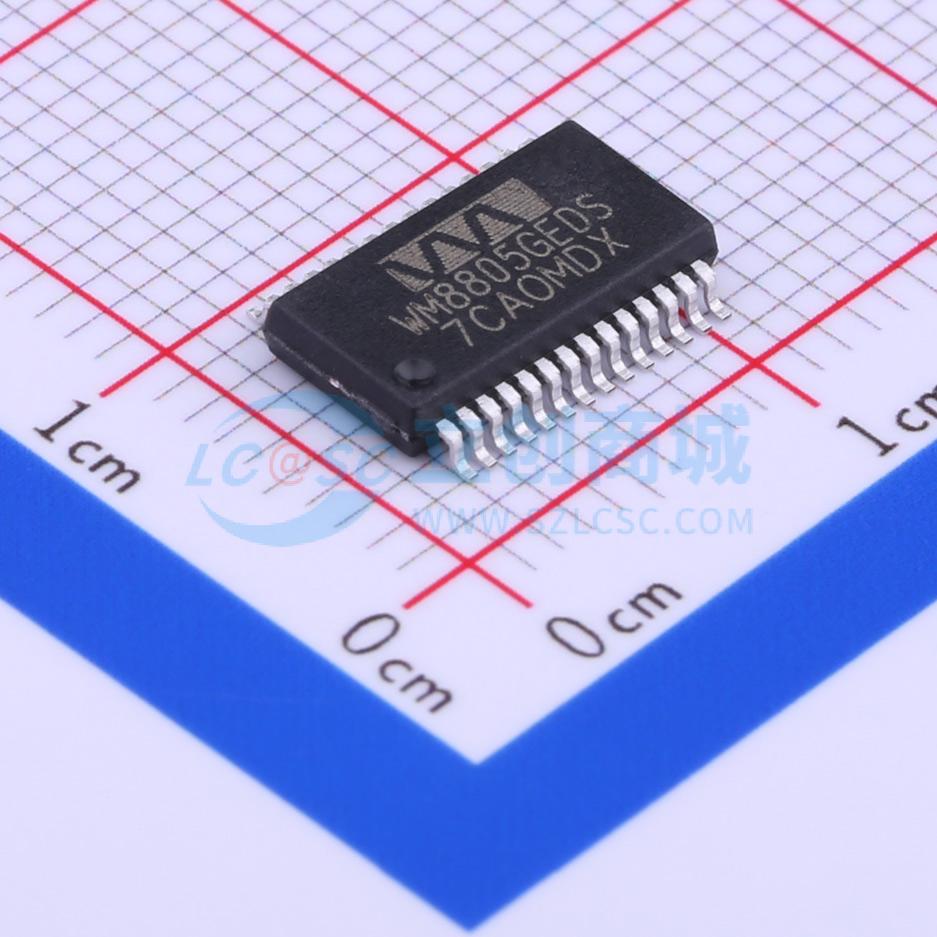 点击查看大图 WM8805GEDS/RV实物图