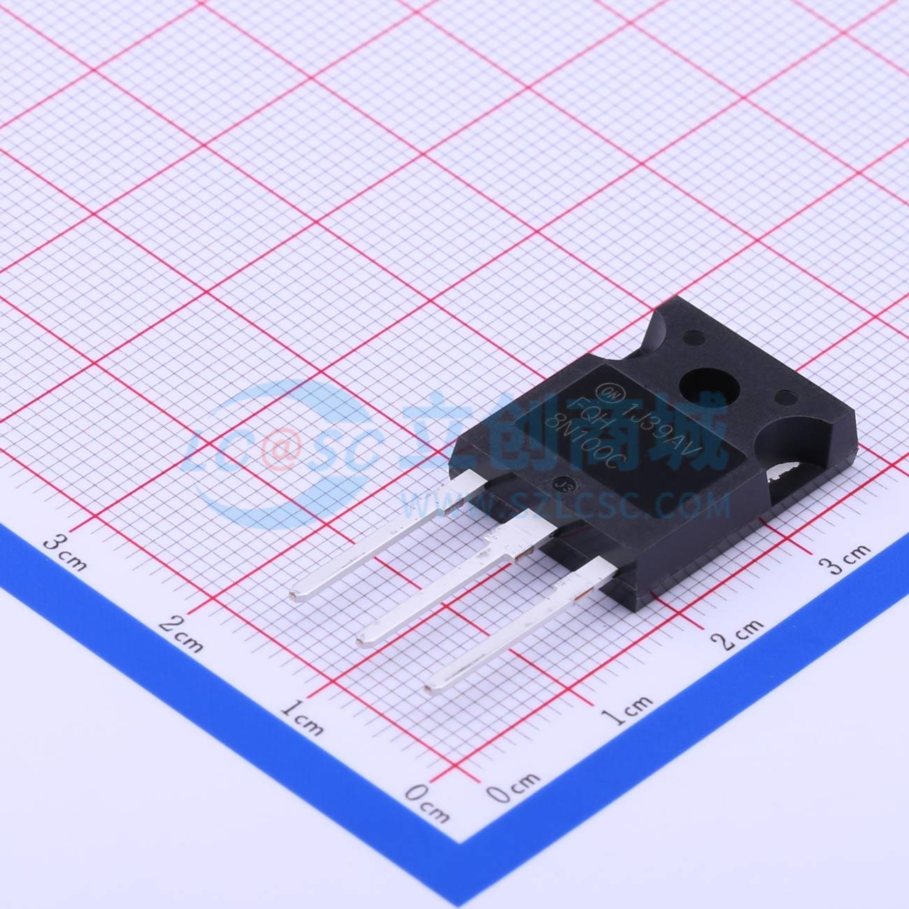点击查看大图 FQH8N100C实物图