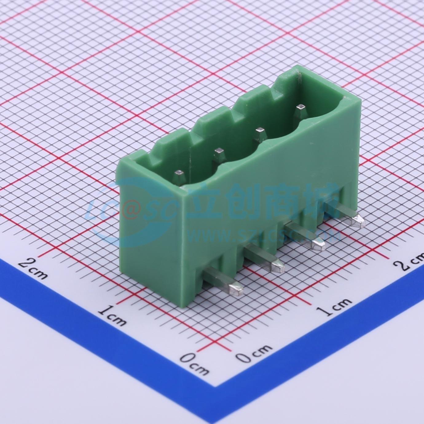 点击查看大图 DB2ERC-5.08-4P-GN实物图