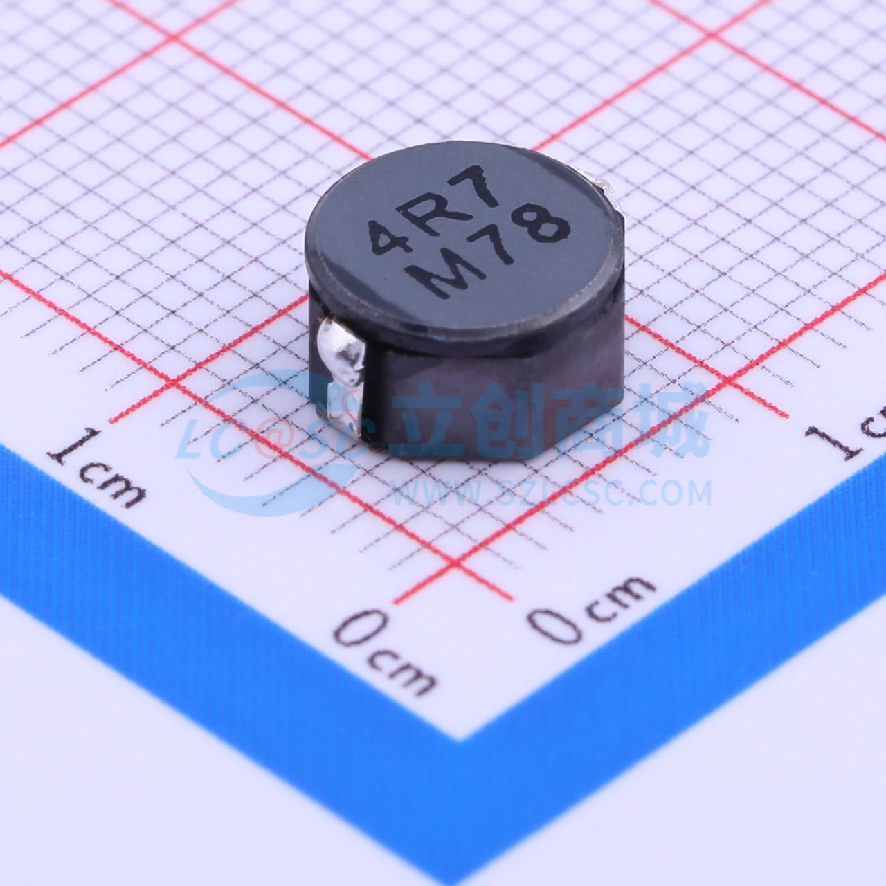 点击查看大图 CDRH8D43NP-4R7NC实物图