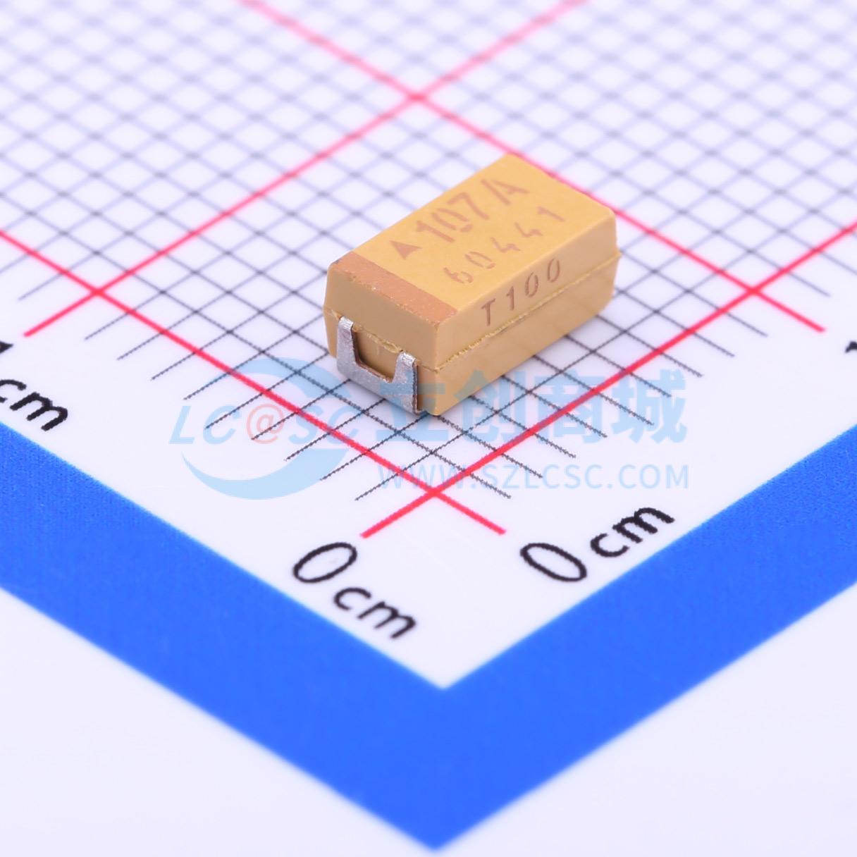 点击查看大图 TPSC107K010R0100实物图