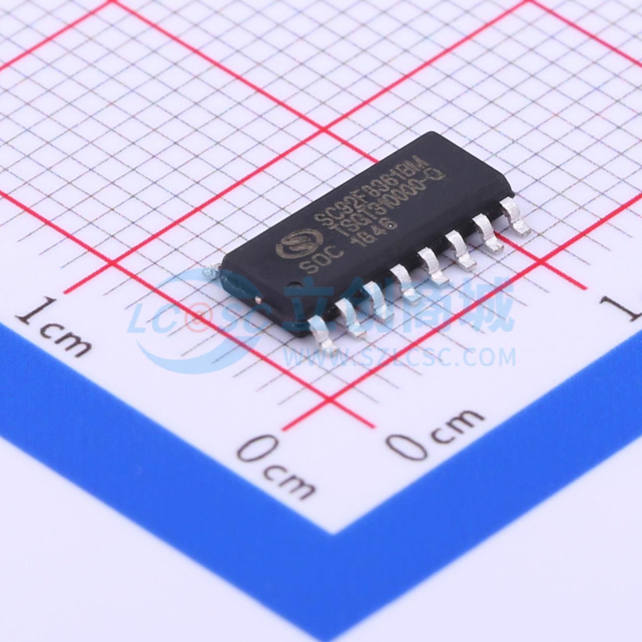 点击查看大图 SC92F8361BM16U实物图