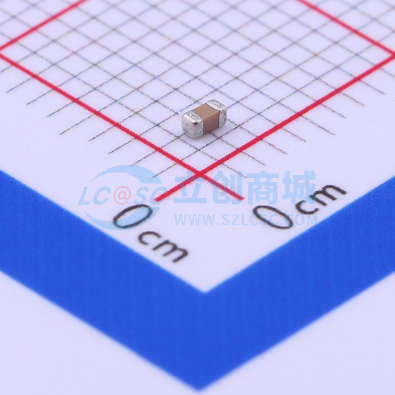 点击查看大图 0603B121K500CT实物图