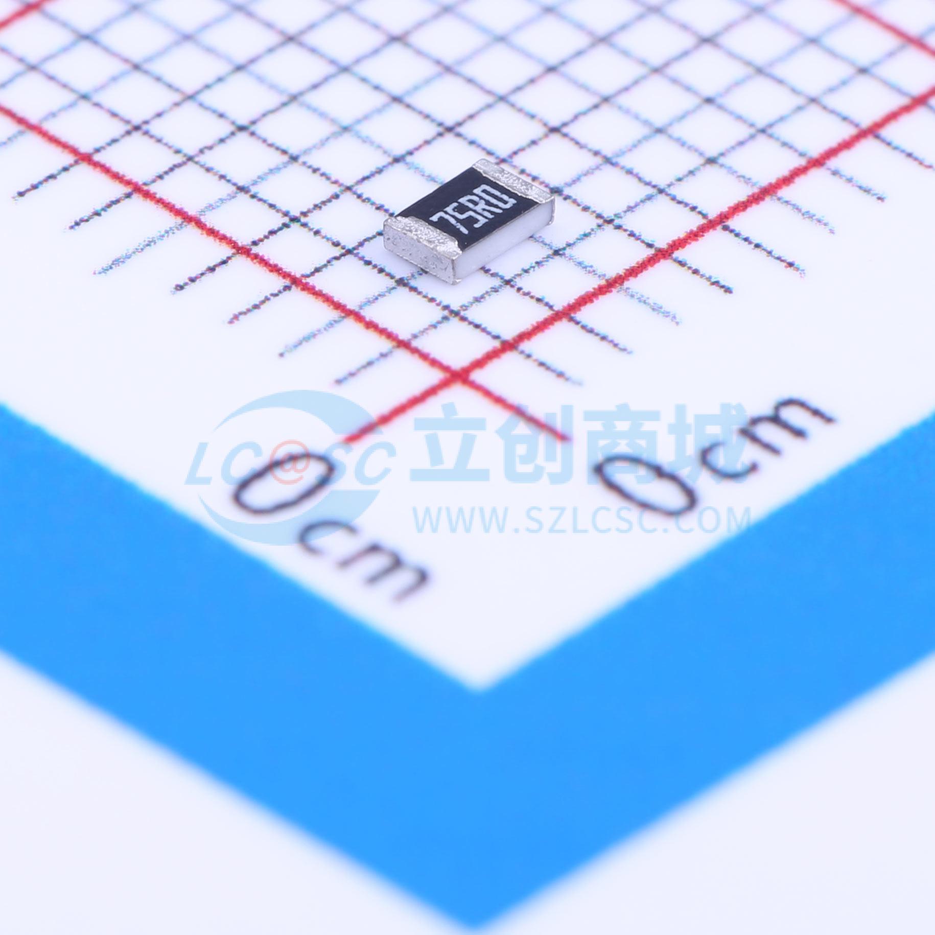 点击查看大图 RT0805DRD0775RL实物图