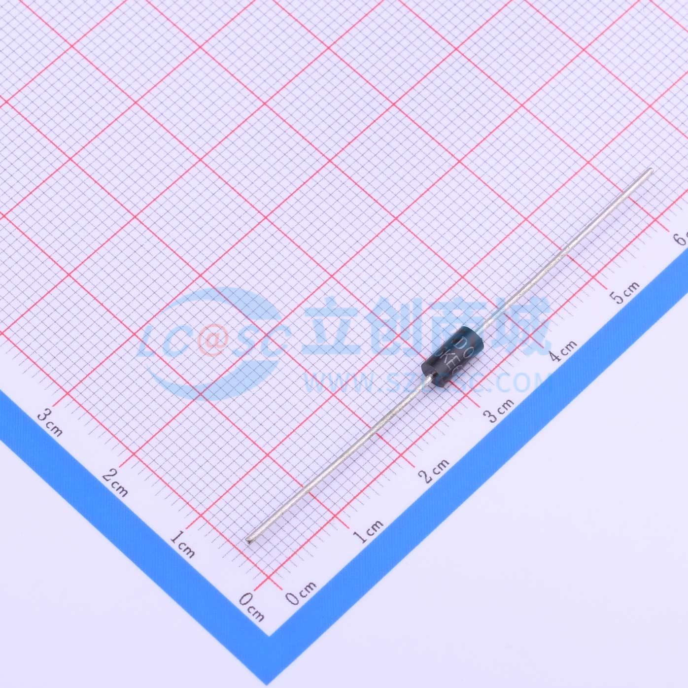 点击查看大图 P6KE600CA实物图