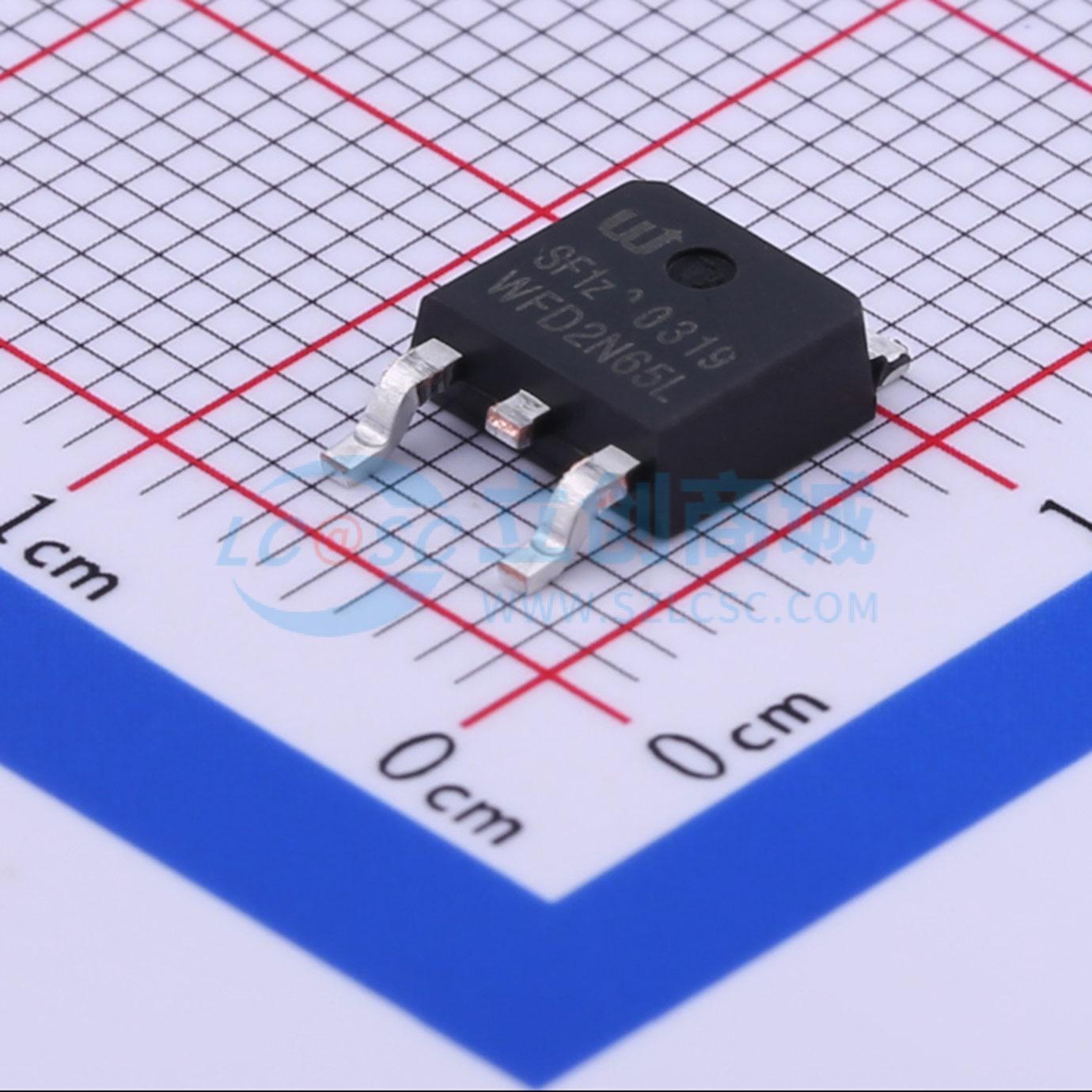 点击查看大图 WFD2N65L实物图