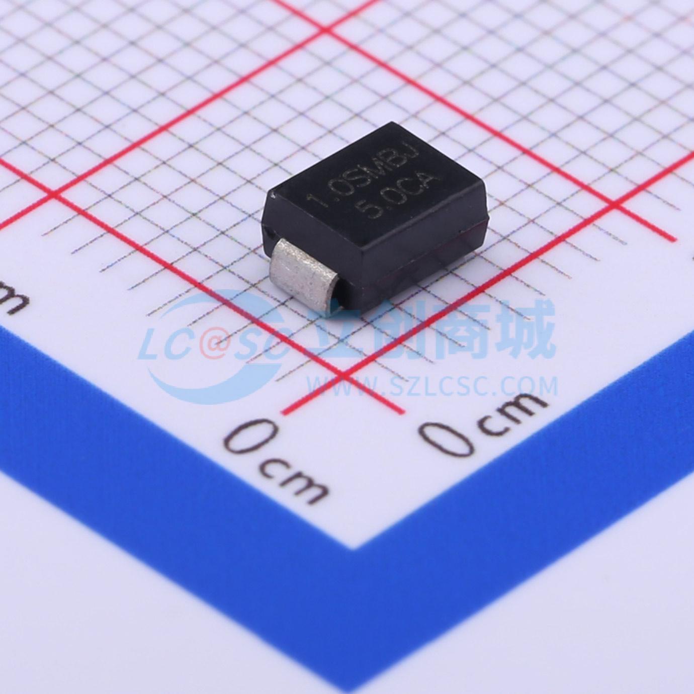 点击查看大图 1.0SMBJ5.0CA实物图