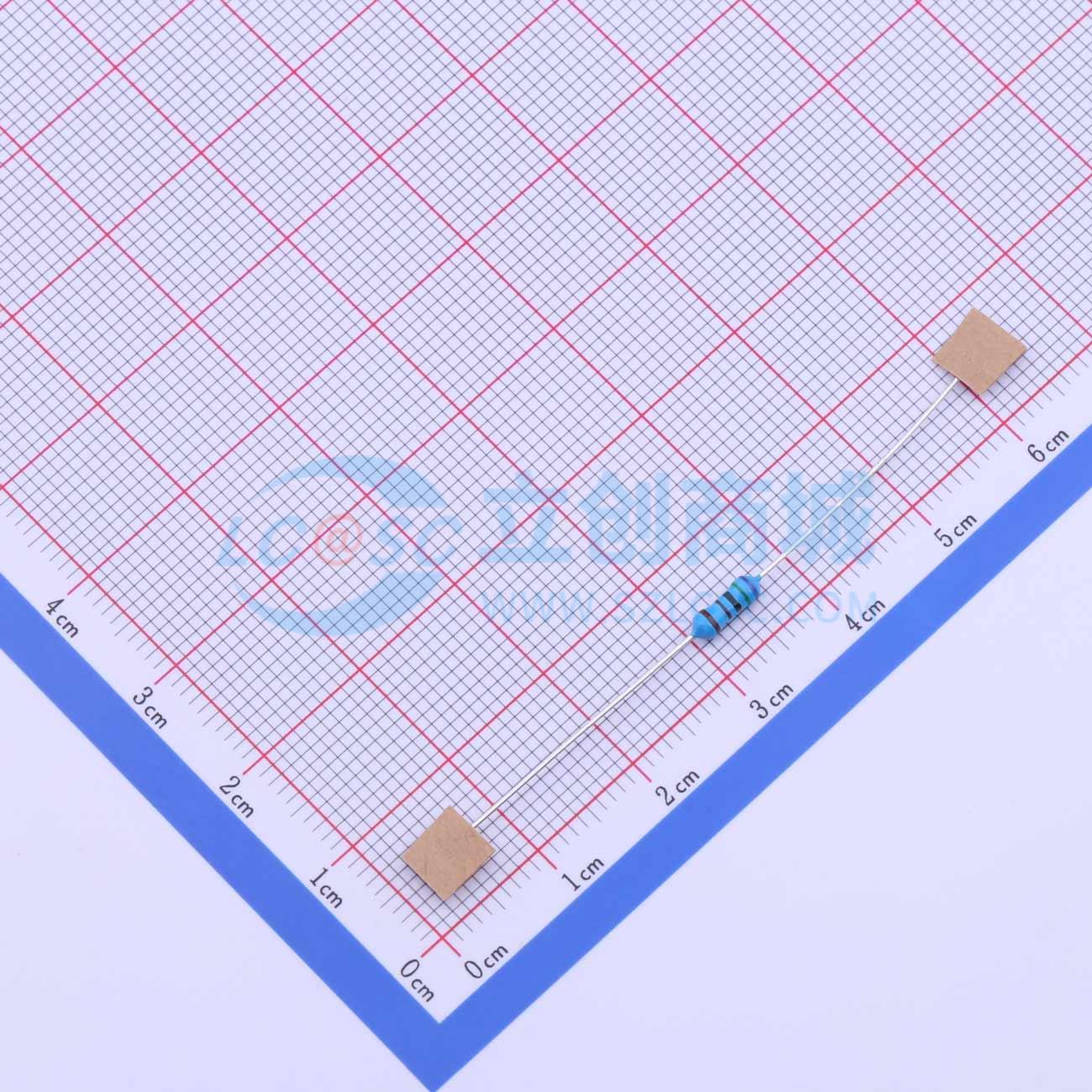 点击查看大图 RN1/2WS7.5KΩFT/BA1实物图