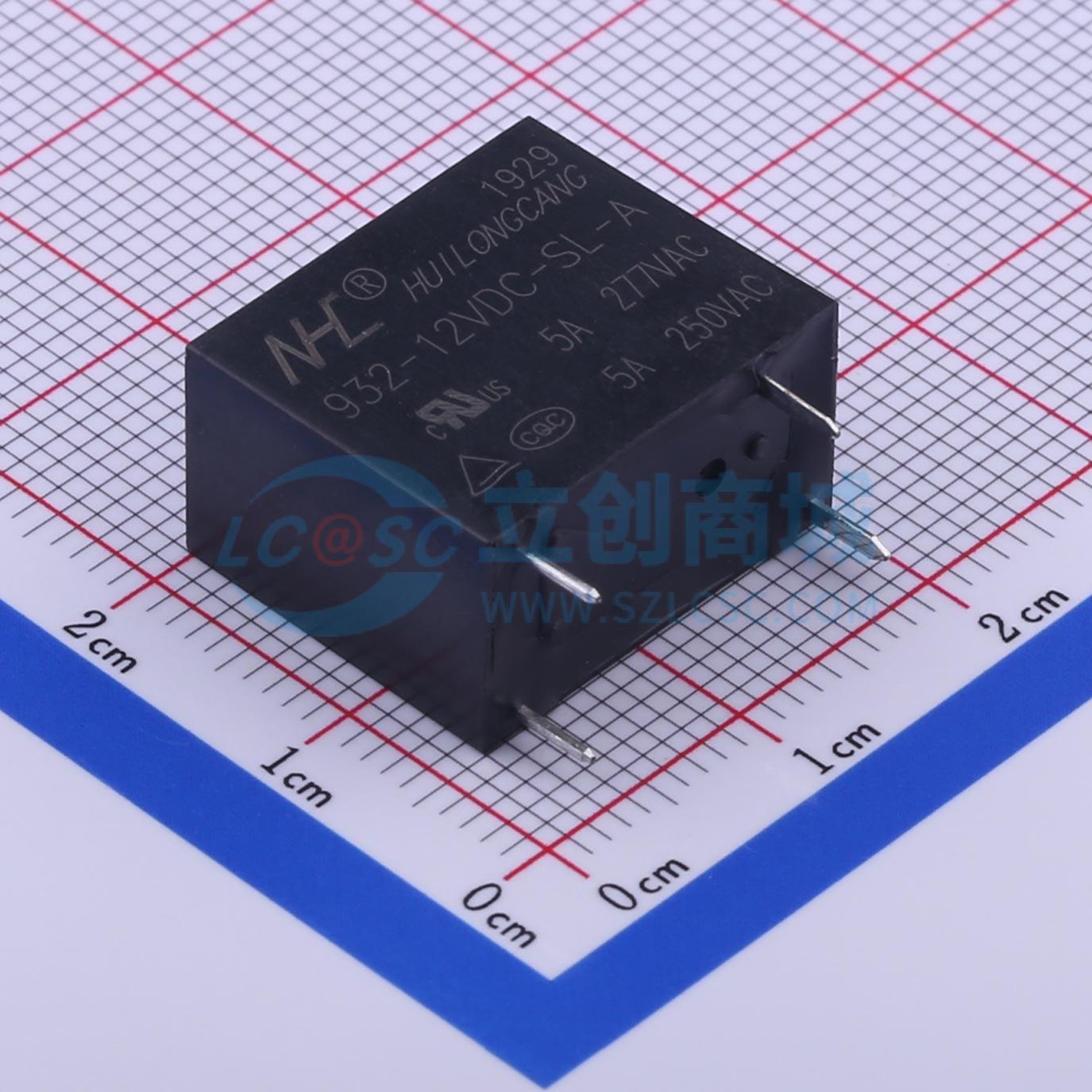 点击查看大图 932-12VDC-SL-A 5A/0.2W实物图