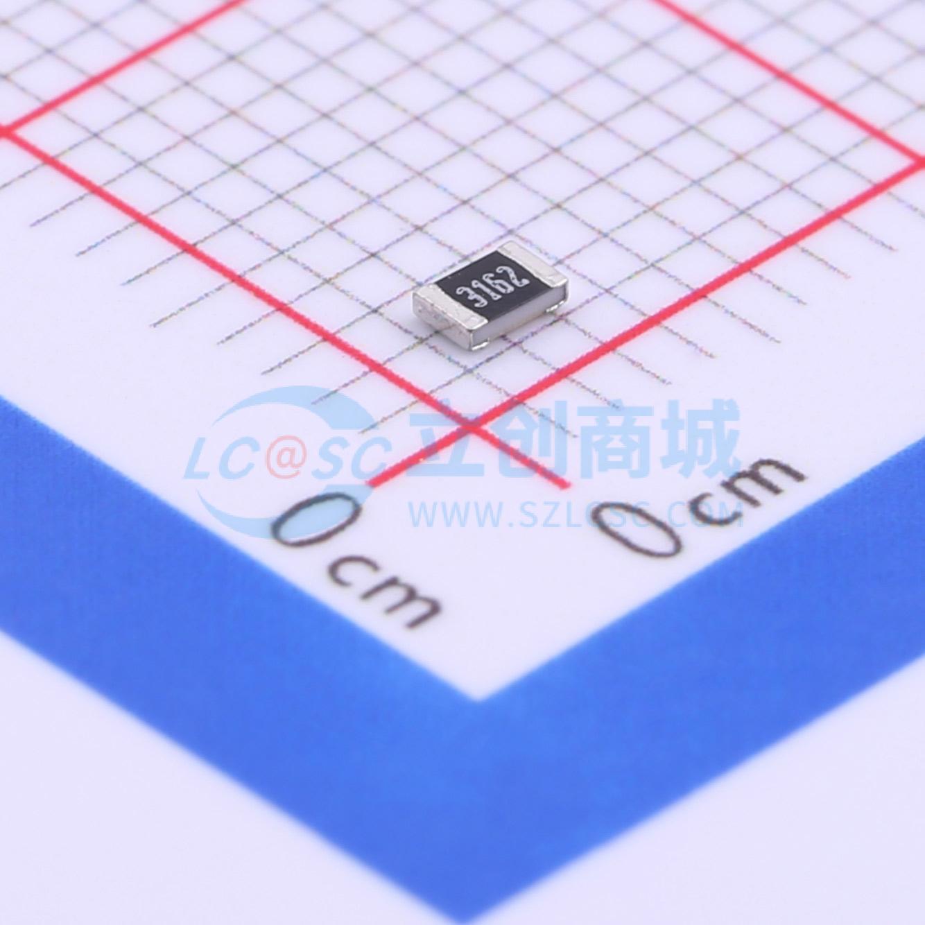 点击查看大图 HPCR0805F31K6K9实物图