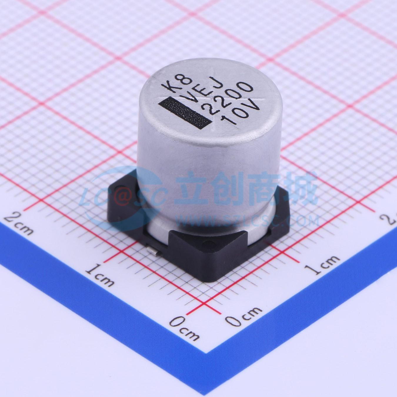 点击查看大图 VEJ222M1ATR-1313实物图