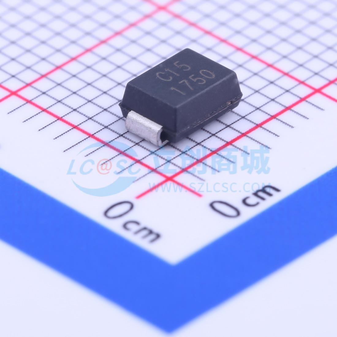点击查看大图 1.0SMBJ15CA实物图