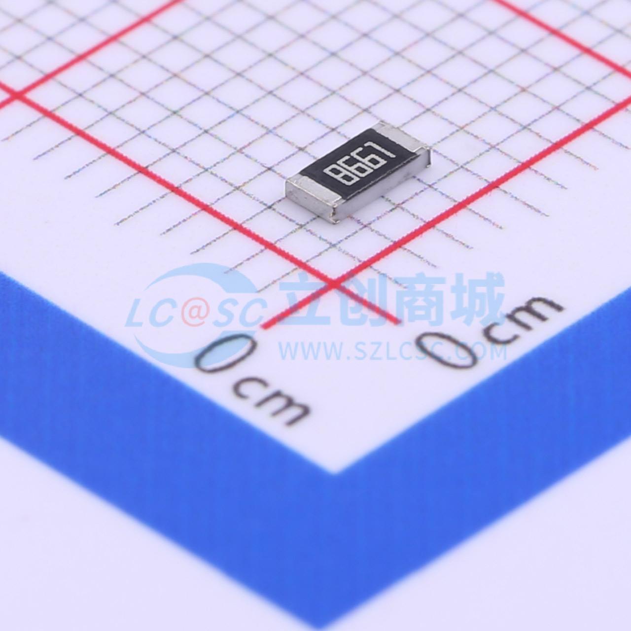 点击查看大图 RC1206DR-078K66L实物图