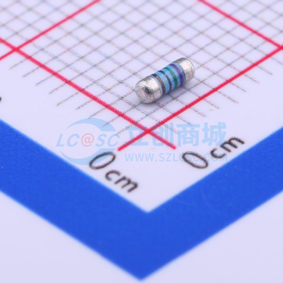 点击查看大图 MELF-MFR02041/4WS7.5KΩFT50实物图