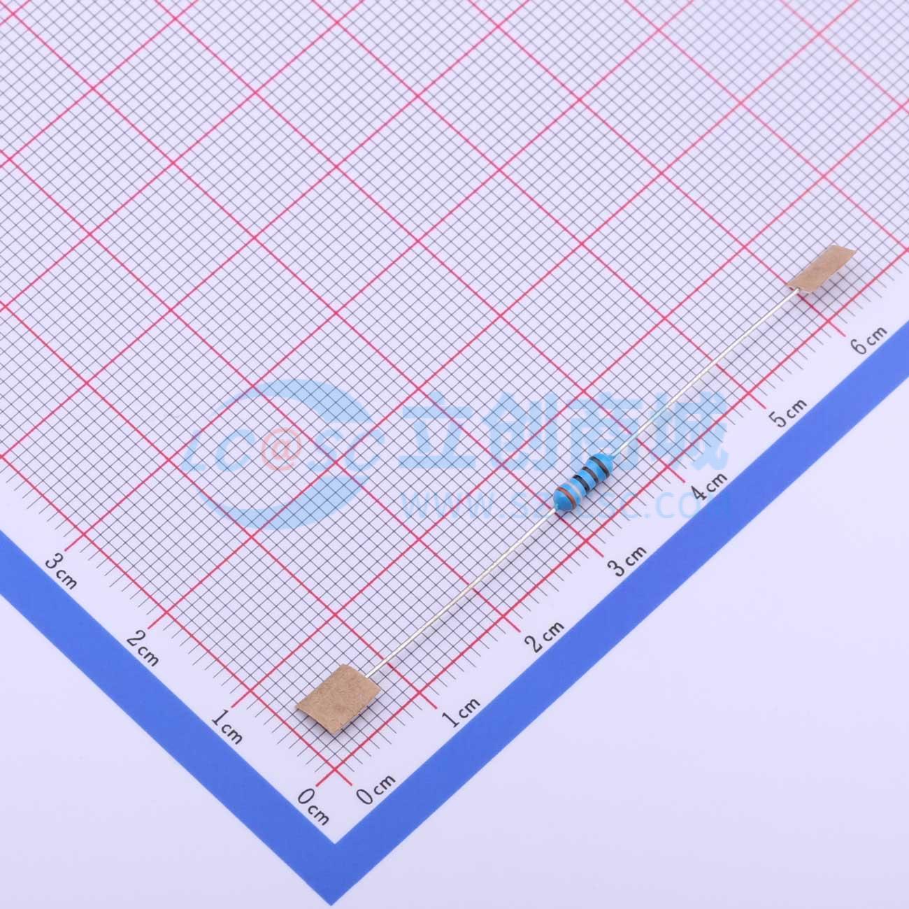 点击查看大图 RN 1/4W 3K9 F T/B A1实物图