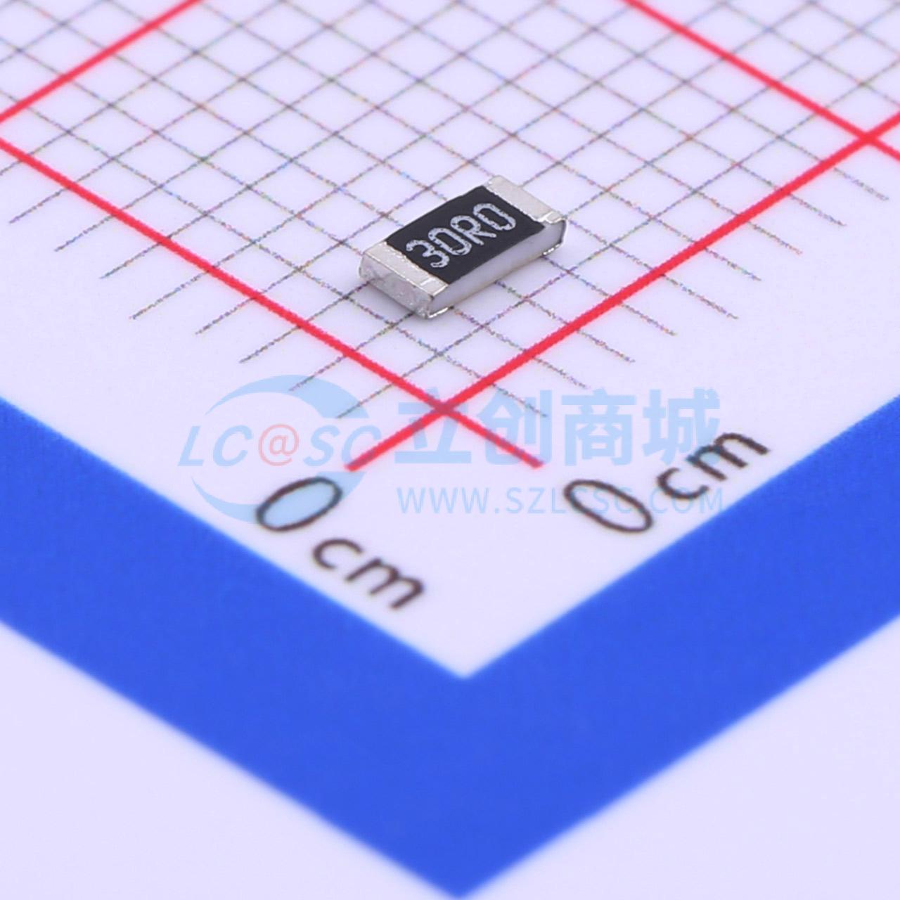 点击查看大图 HPCR1206F30R0K9实物图