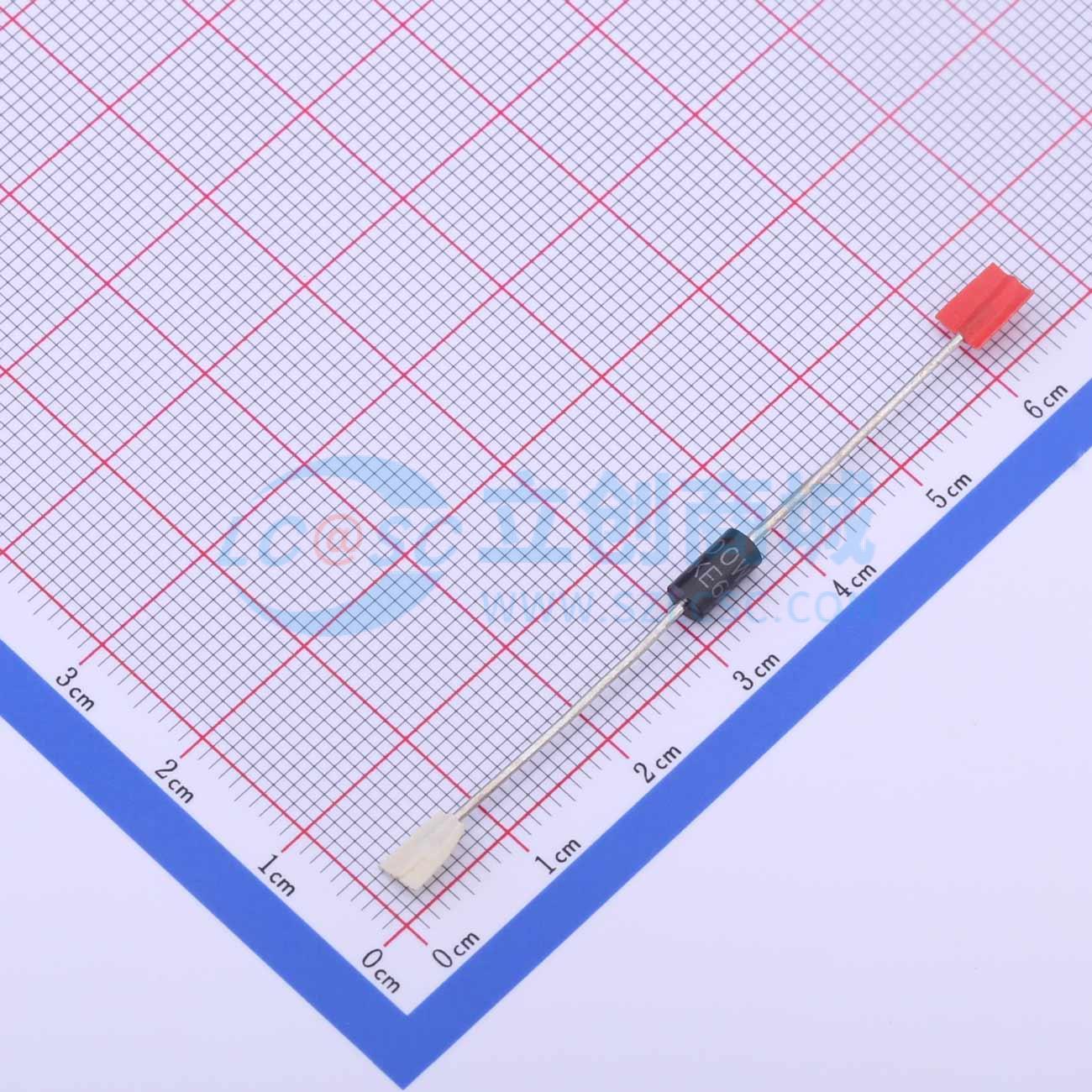 点击查看大图 P6KE68CA实物图