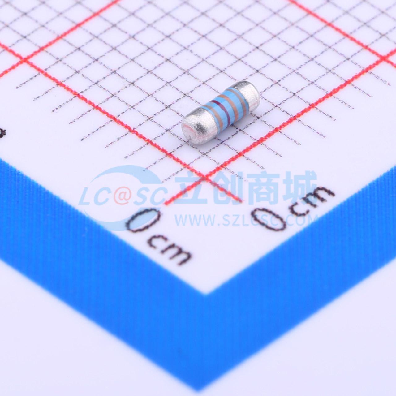 点击查看大图 MELF-MFR02041/4WS332KΩFT50实物图