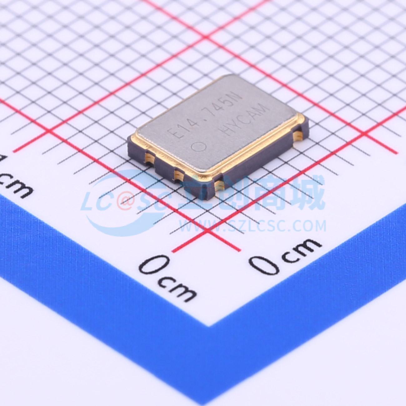 点击查看大图 SG-8018CA 14.745600MHz TJHSA实物图