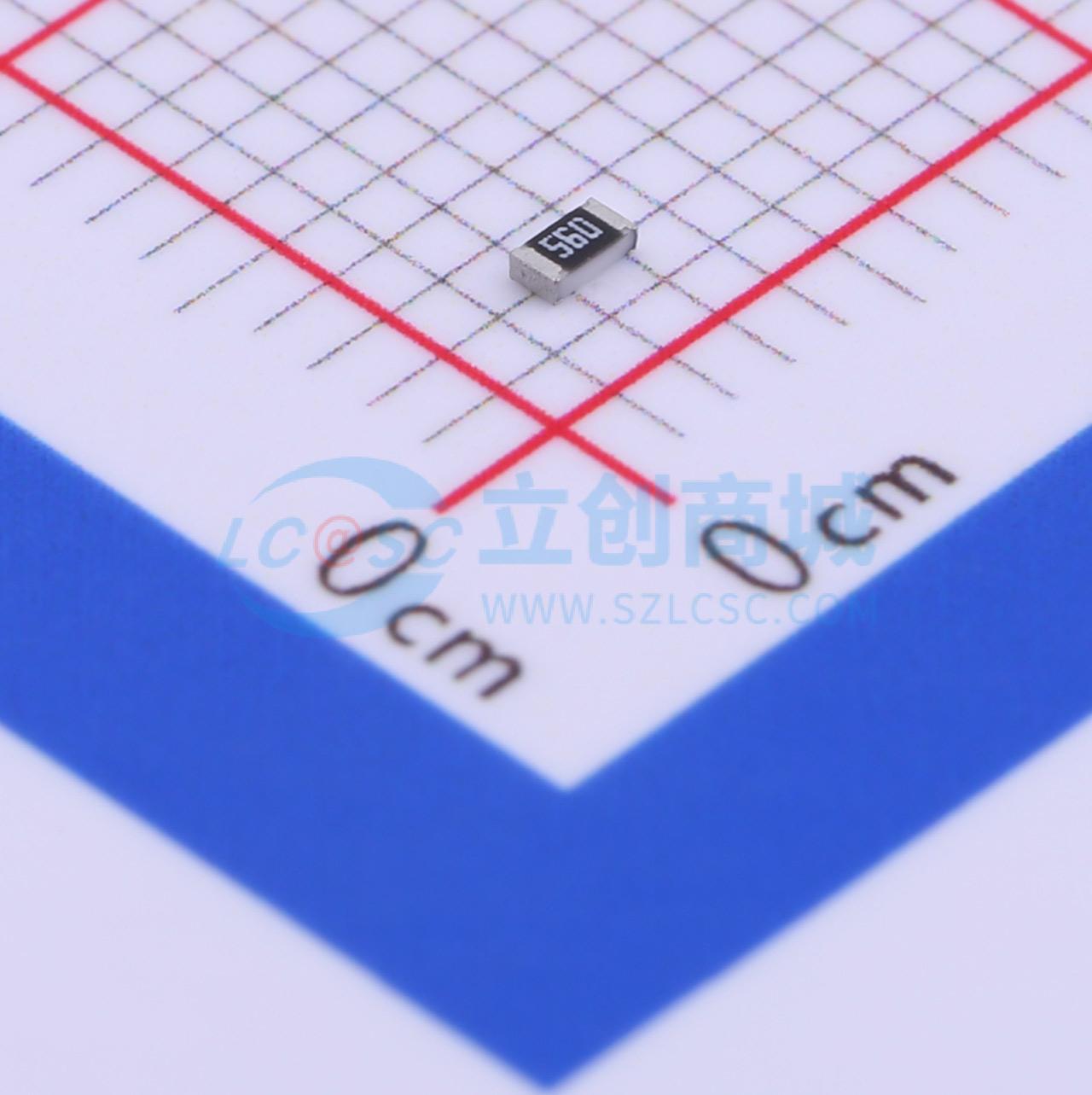 点击查看大图 CR0603D56R0P05Z实物图