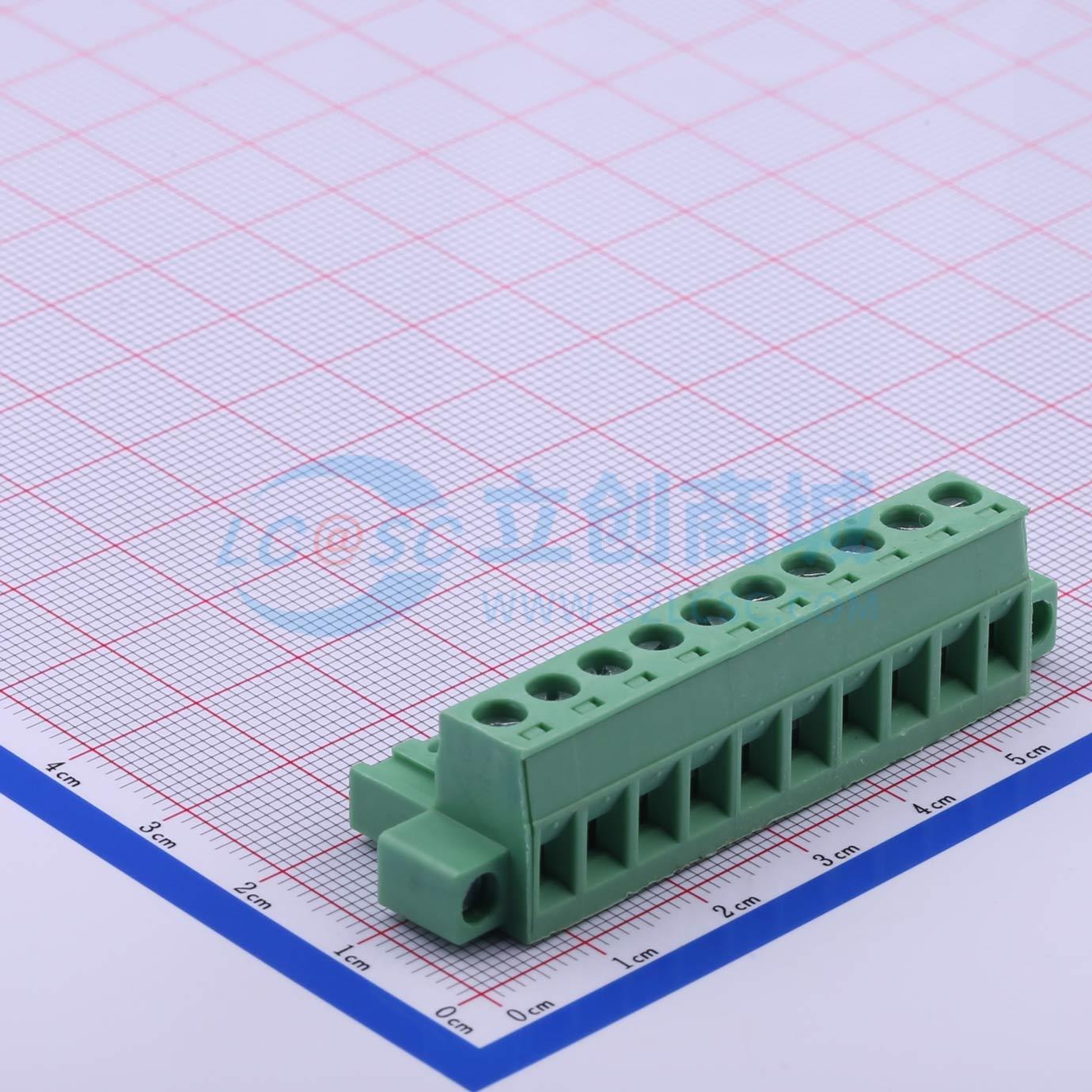 点击查看大图 DB2EKM-5.08-10P-GN-S实物图