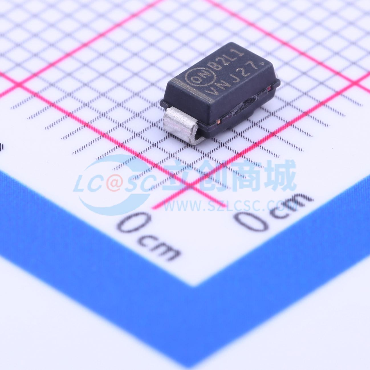 MBRA210LT3G实物图